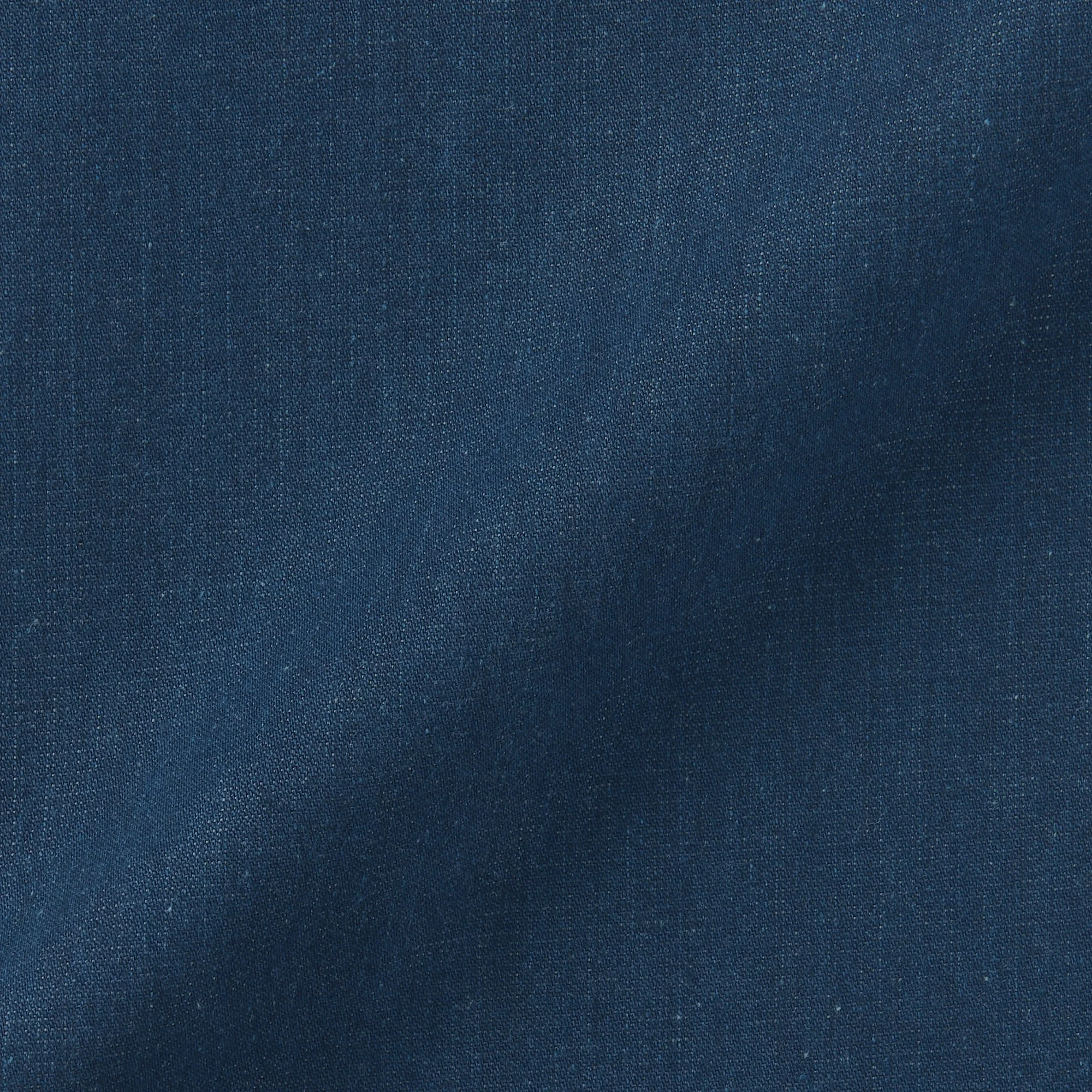 Men's Washed Denim Easy Pants - Dark Navy - Image 9
