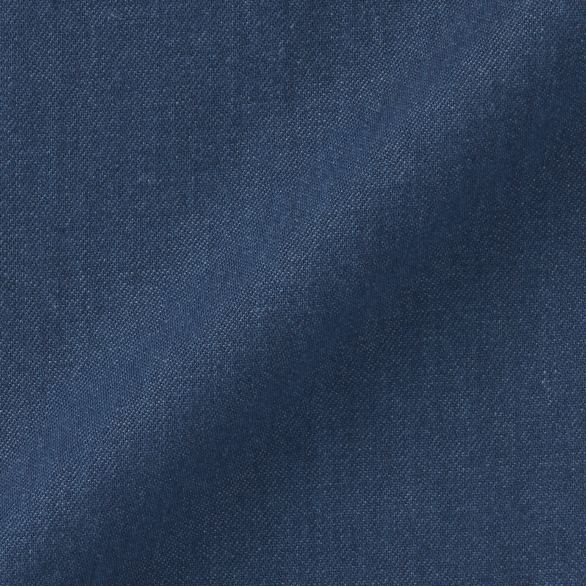 Men's Washed Denim Easy Pants - Navy - Image 11