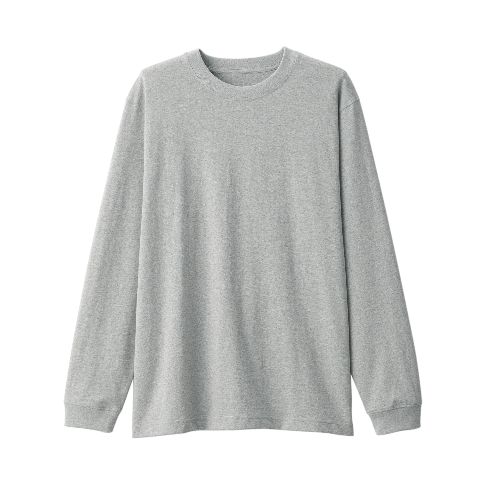 Men's Washed Heavy Weight Crew Neck Long Sleeve T-Shirt - Image 16