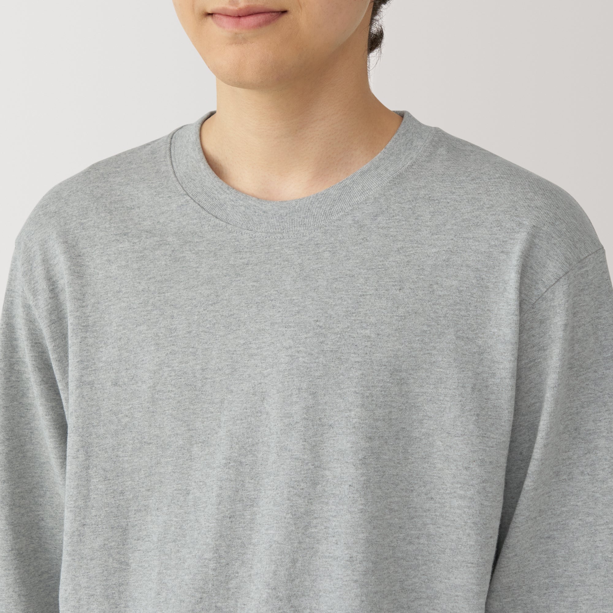 Men's Washed Heavy Weight Crew Neck Long Sleeve T-Shirt - Image 21