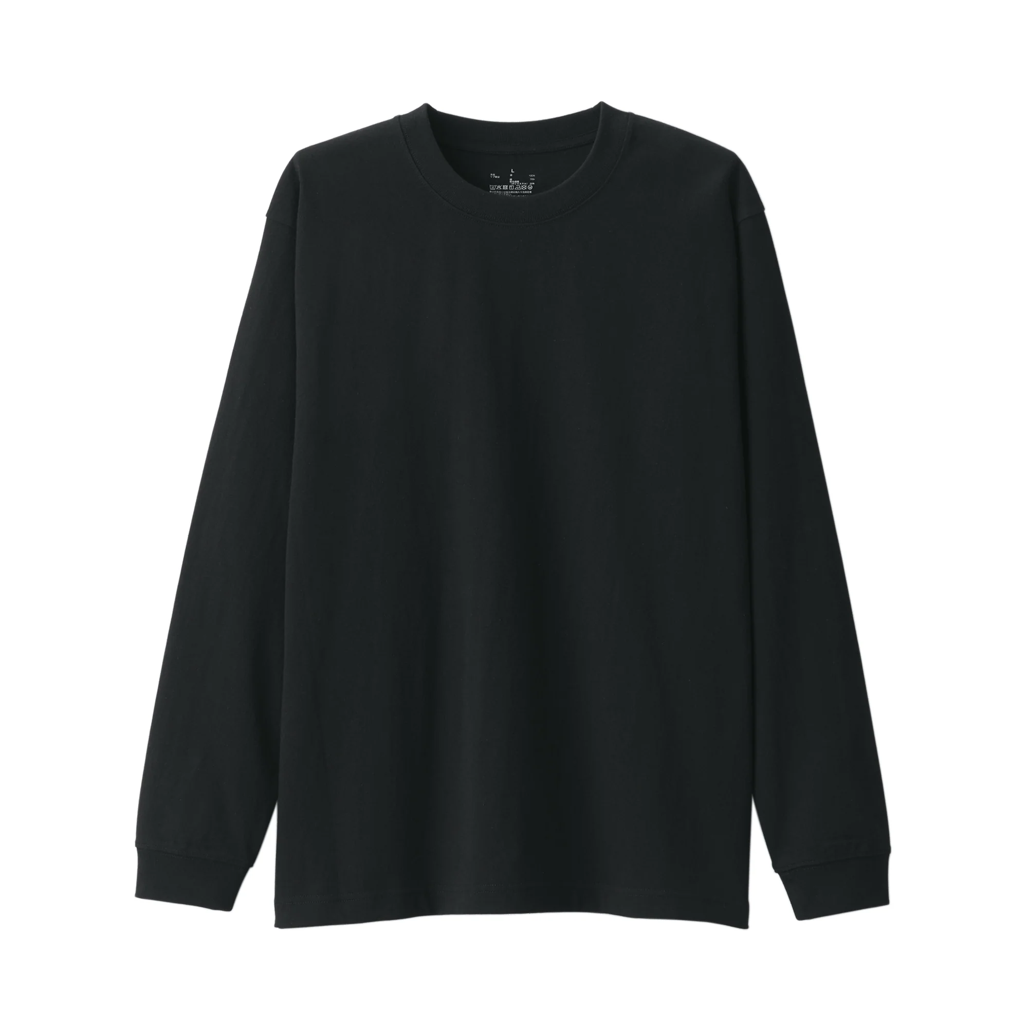 Men's Washed Heavy Weight Crew Neck Long Sleeve T-Shirt - Image 23