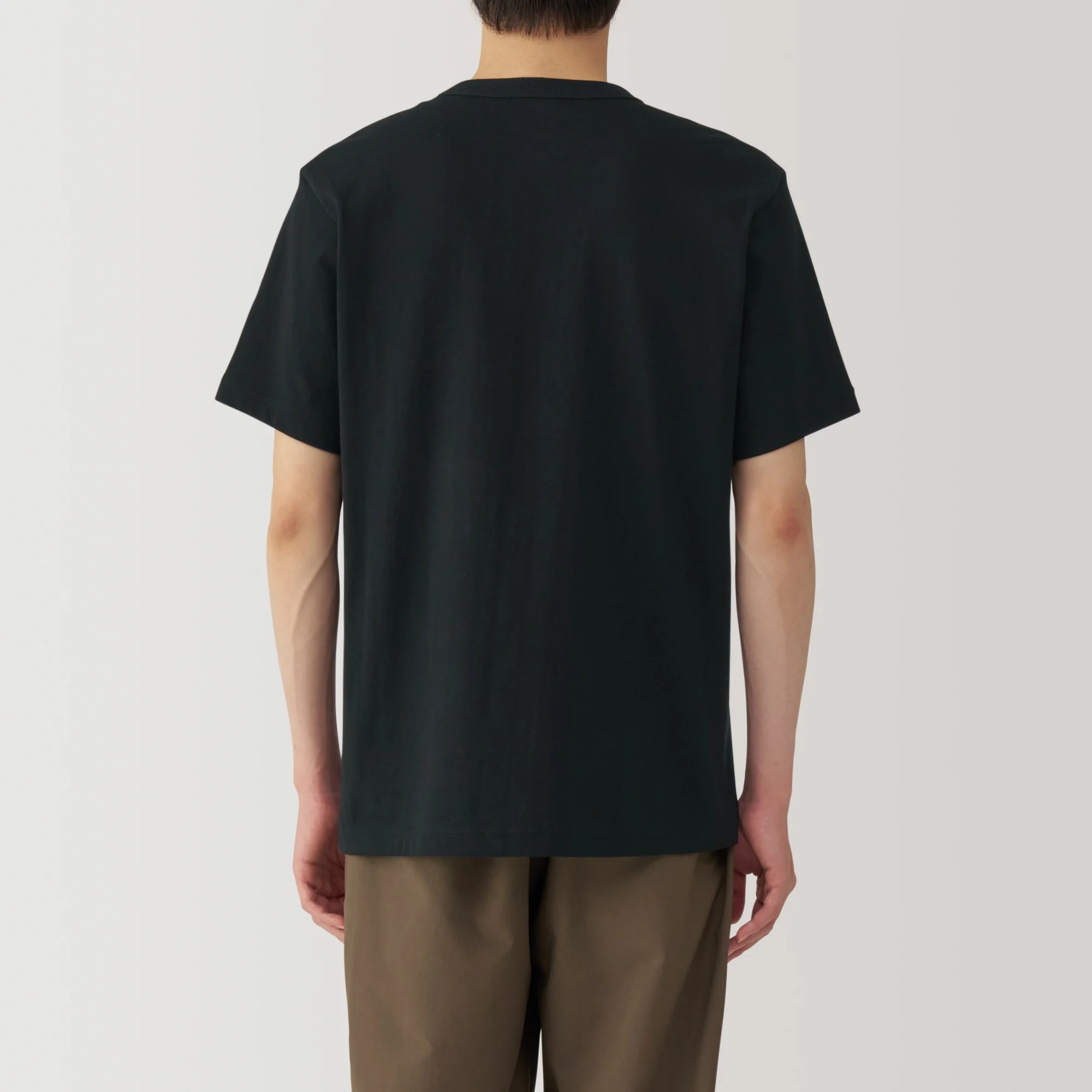 Men's Washed Heavy Weight Crew Neck Short Sleeve T-Shirt - Image 20