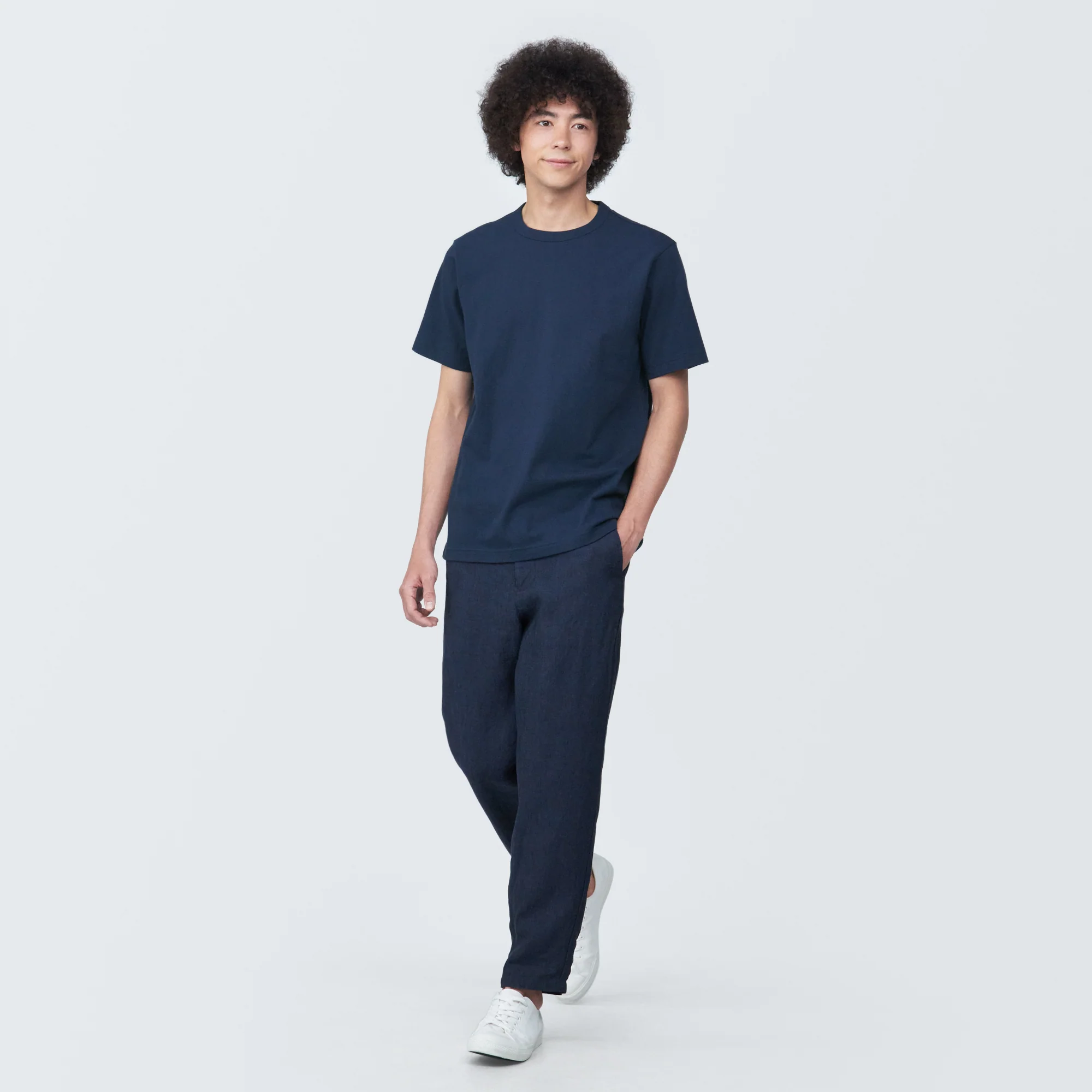 Men's Washed Heavy Weight Crew Neck Short Sleeve T-Shirt - Image 25