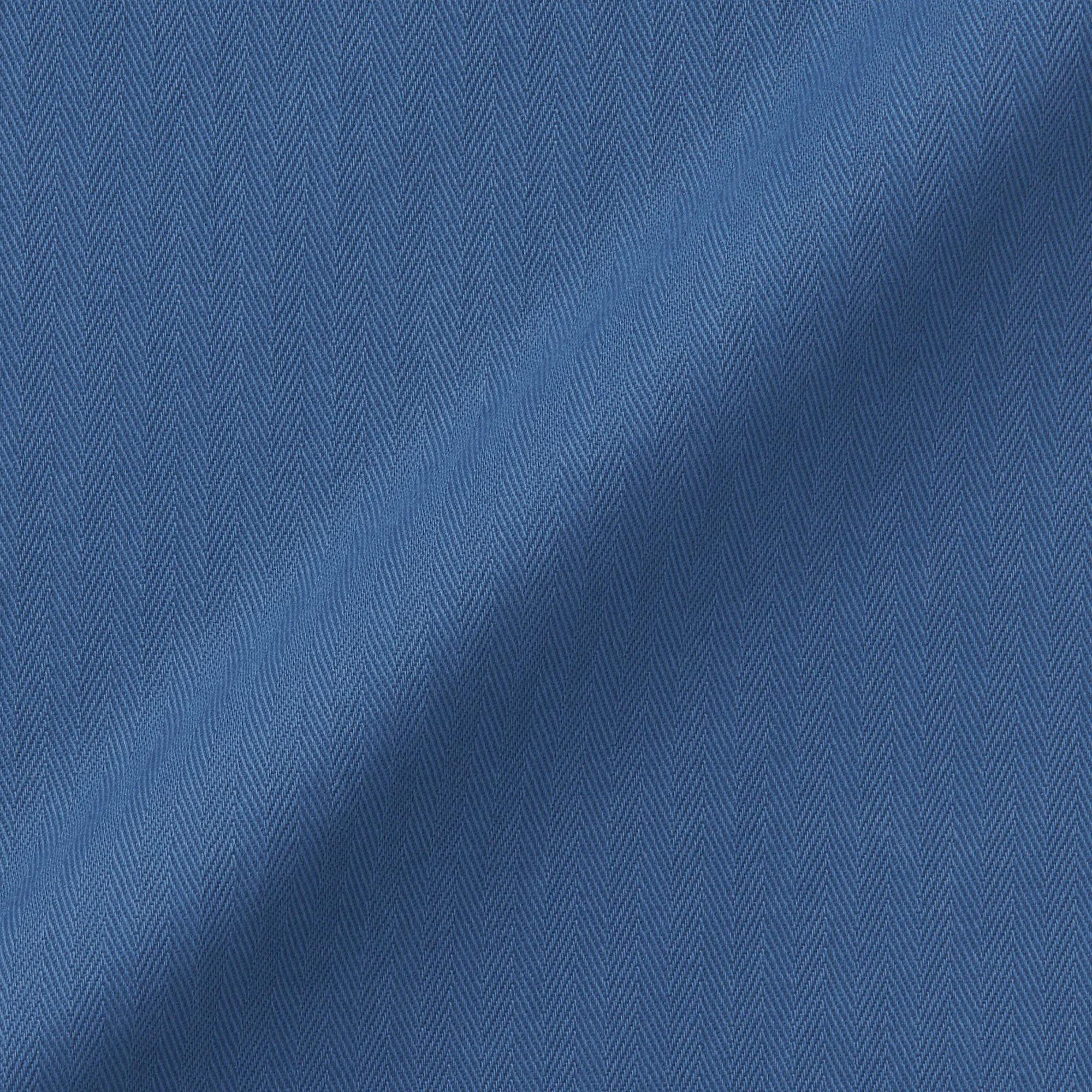 Men's Washed Herringbone Baker Trousers - Image 19