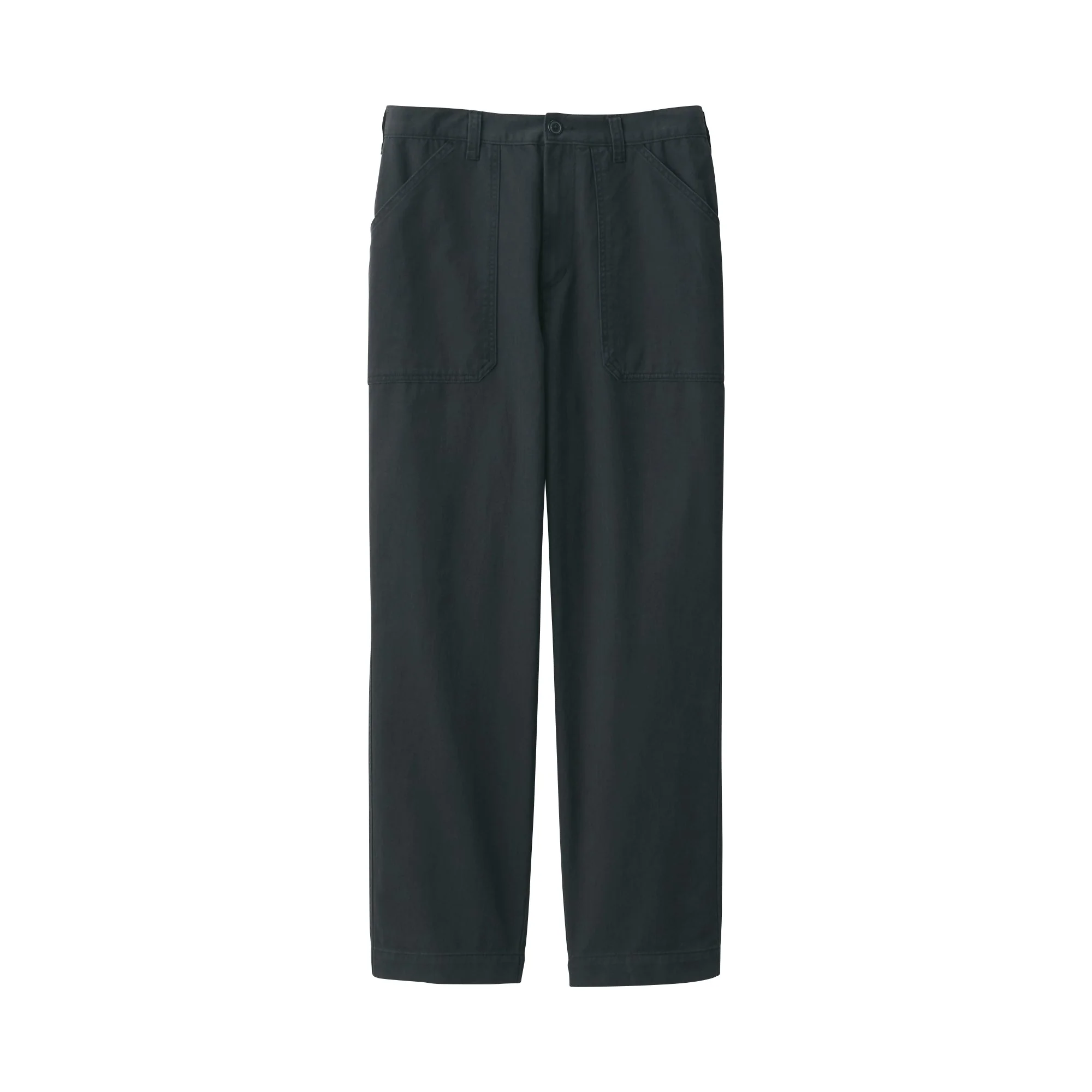 Men's Washed Herringbone Baker Trousers - Image 20