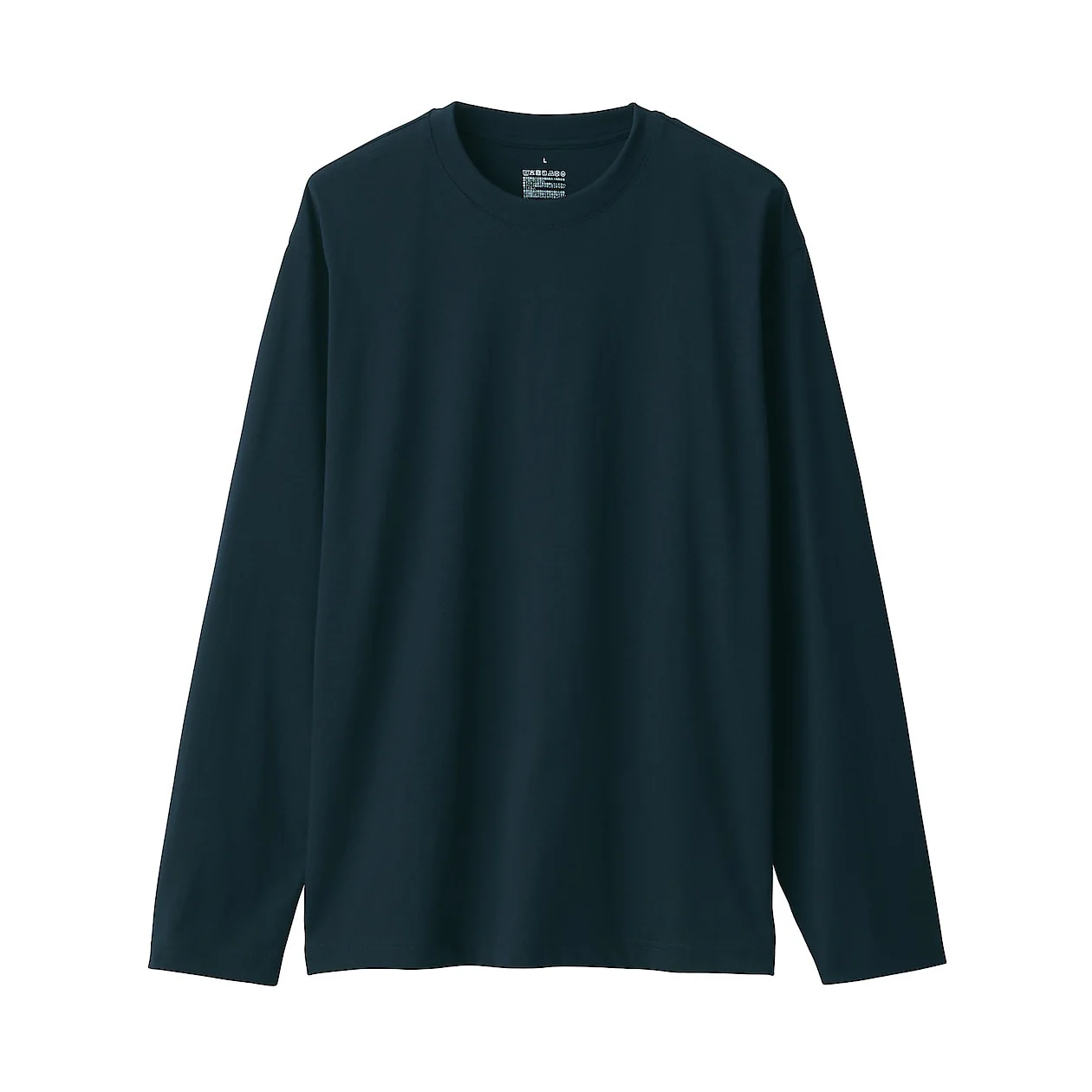 Men's Washed Jersey Crew Neck Long Sleeve T-Shirt - Image 23