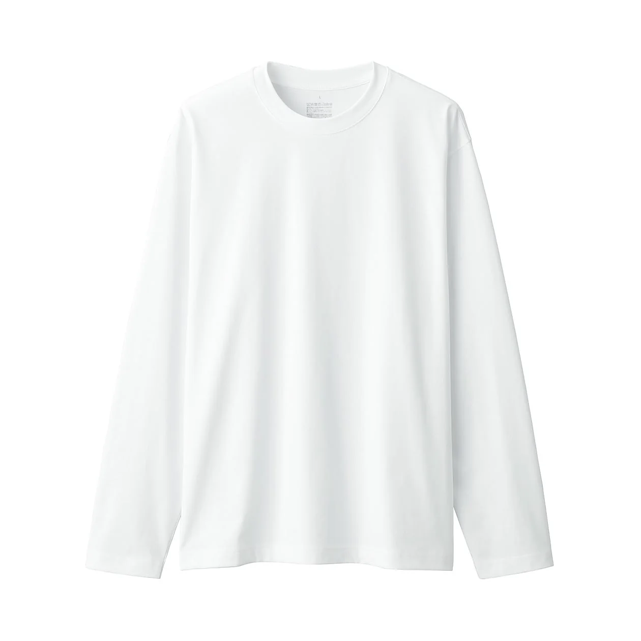 Men's Washed Jersey Crew Neck Long Sleeve T-Shirt - Image 9
