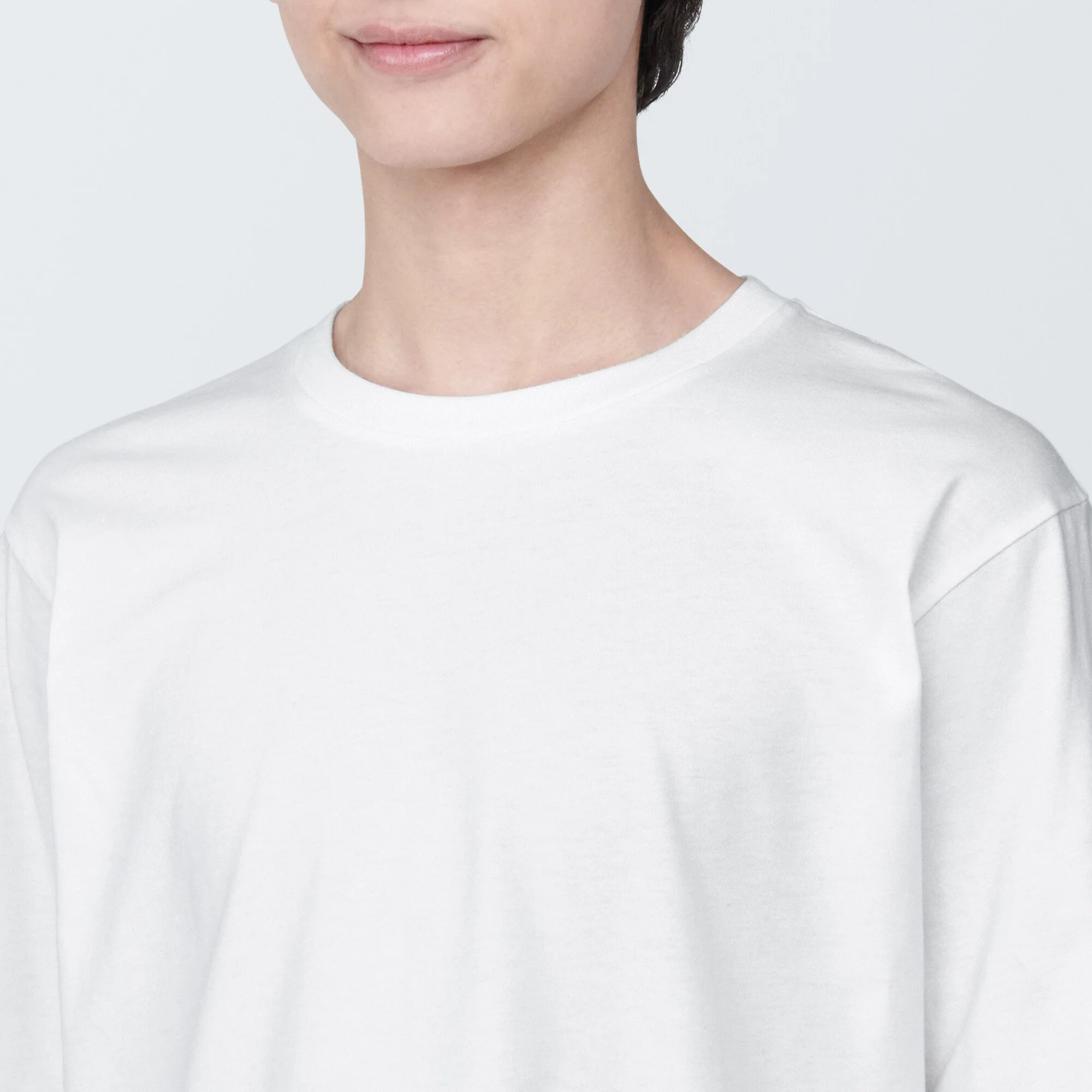 Men's Washed Jersey Crew Neck Long Sleeve T-Shirt - Image 42