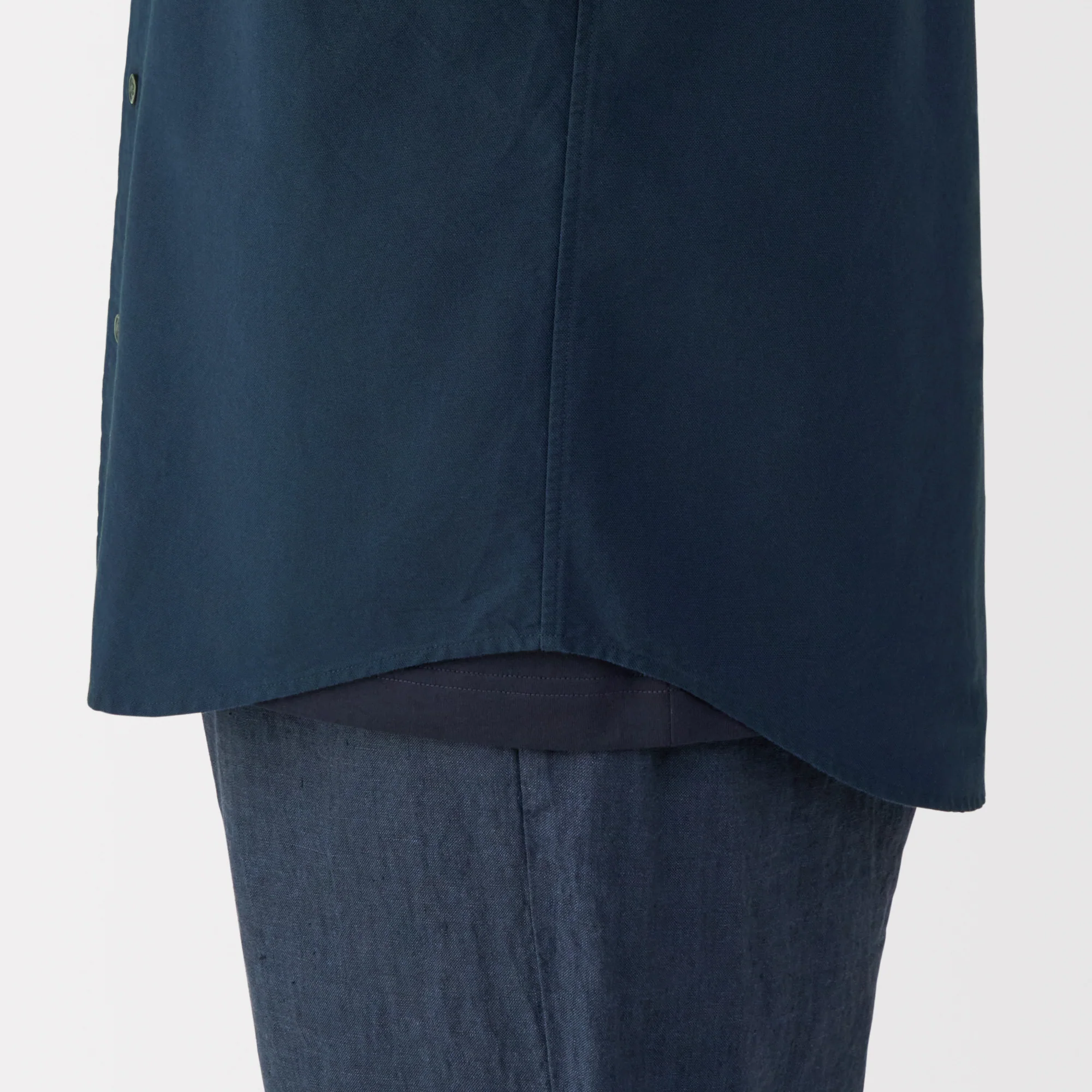 Men's Washed Oxford Button Down Short Sleeve Shirt - Image 16