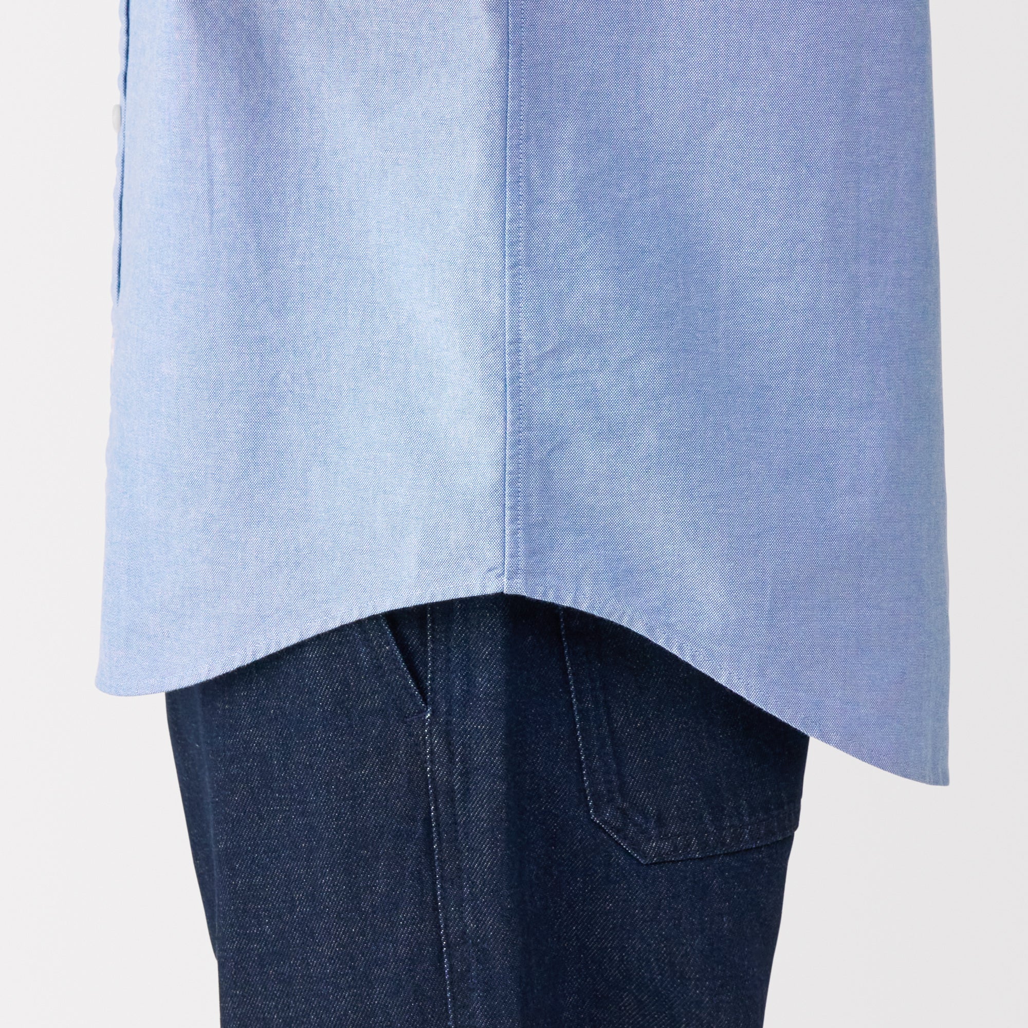 Men's Washed Oxford Button Down Short Sleeve Shirt - Image 24
