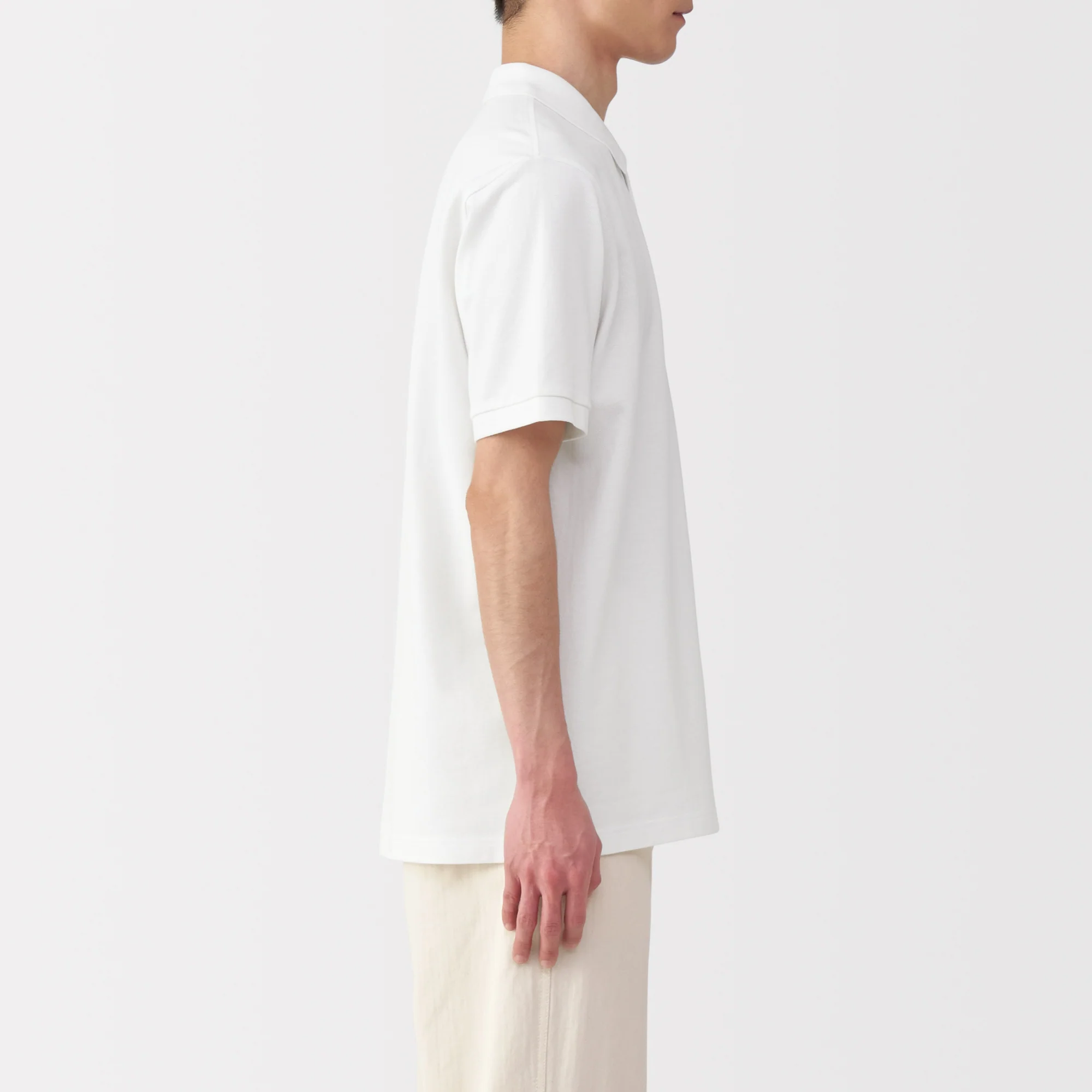 Men's Washed Pique Short Sleeve Polo Shirt - Image 13