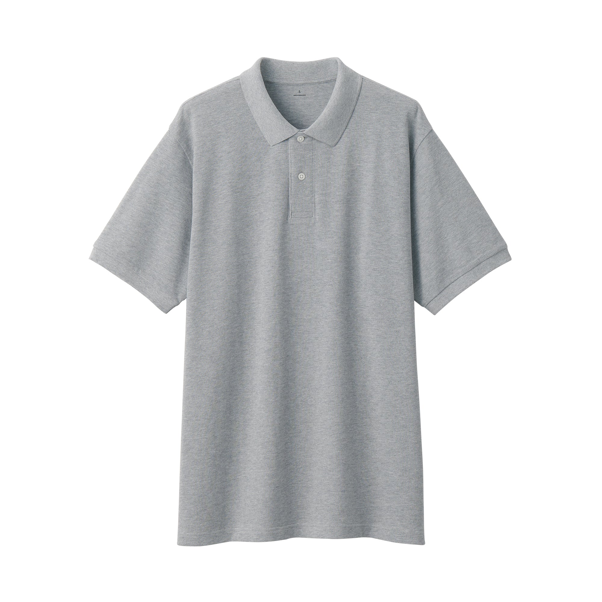 Men's Washed Pique Short Sleeve Polo Shirt - Image 2