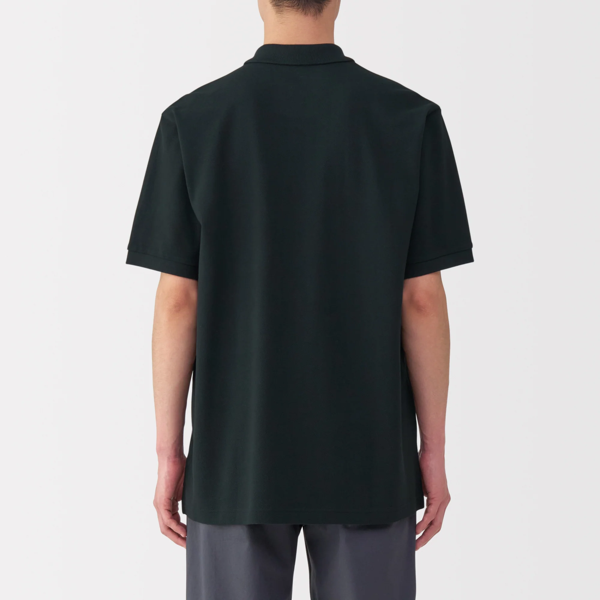 Men's Washed Pique Short Sleeve Polo Shirt - Image 22