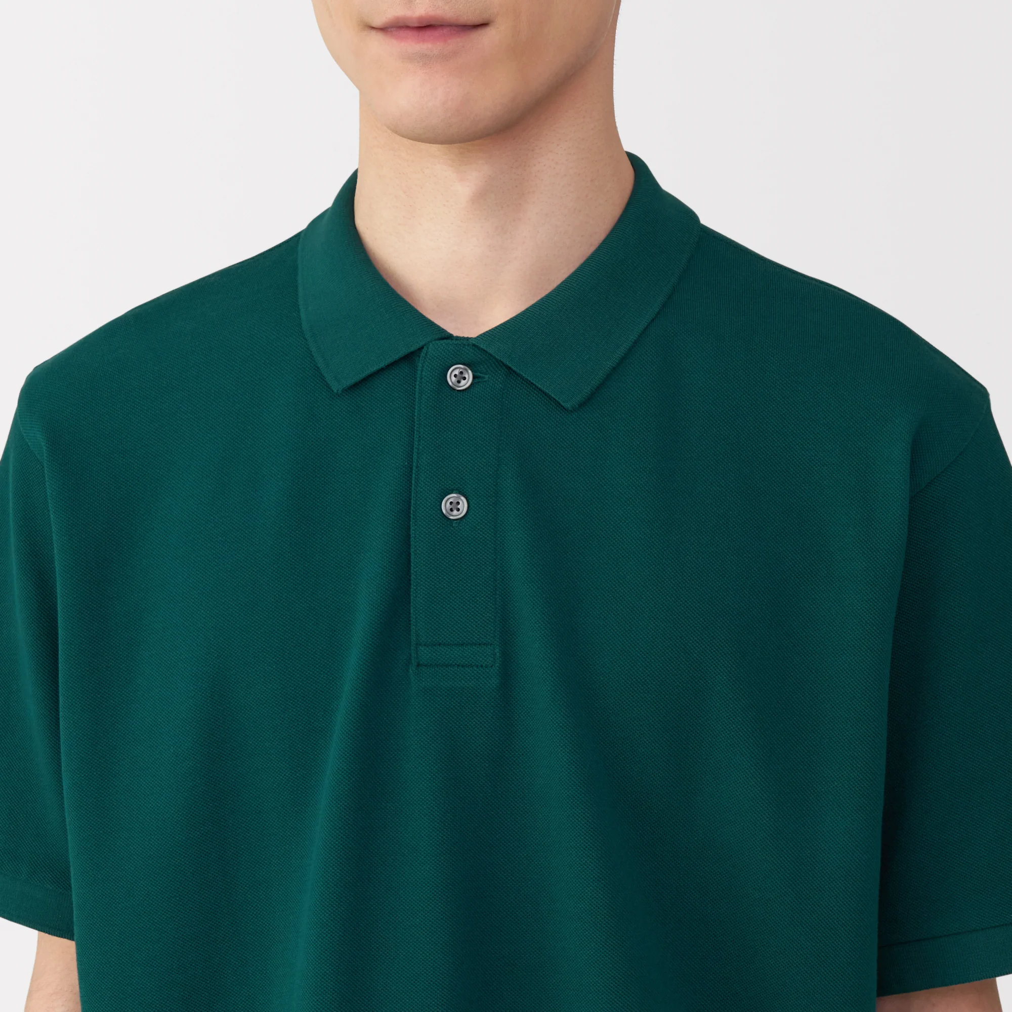 Men's Washed Pique Short Sleeve Polo Shirt - Image 31
