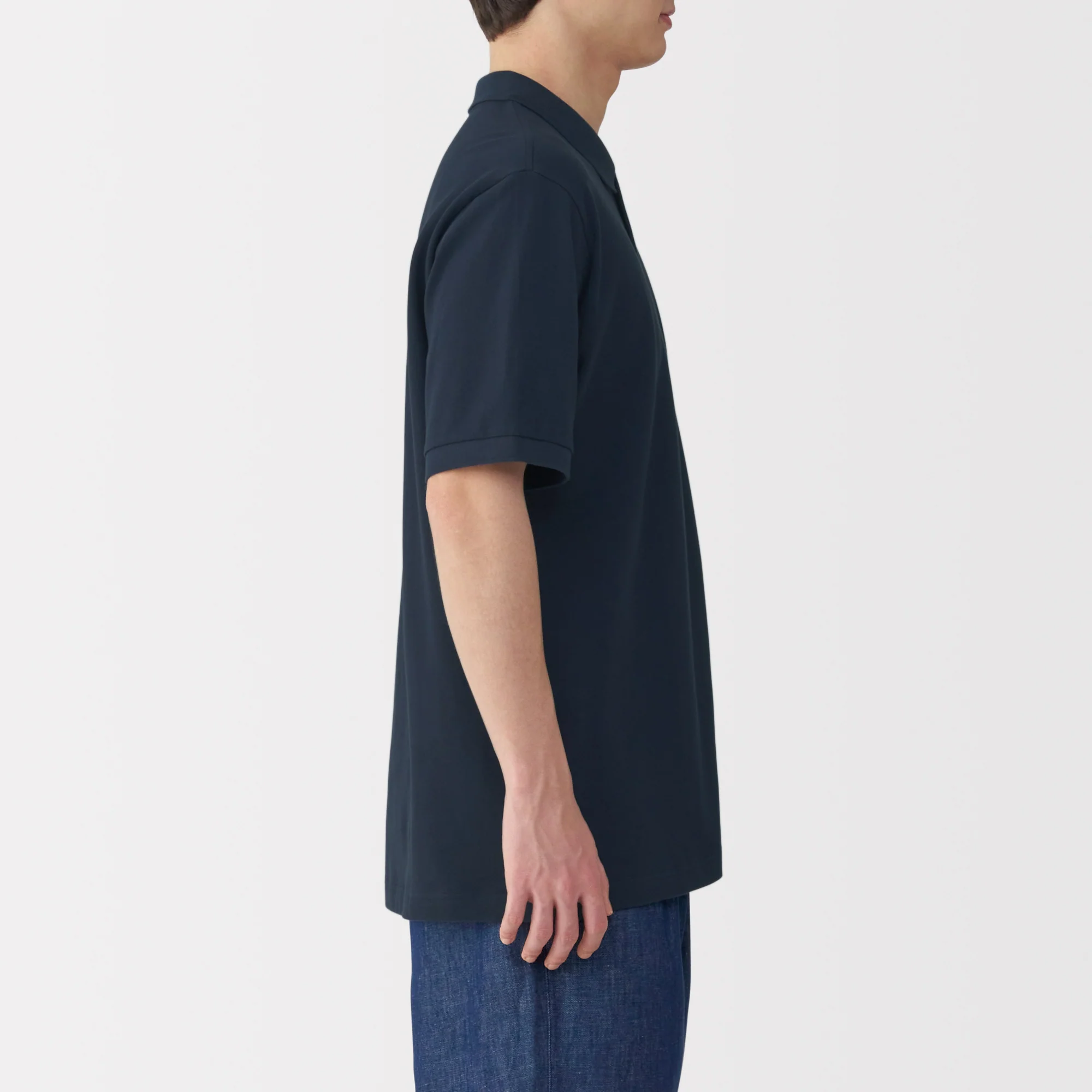 Men's Washed Pique Short Sleeve Polo Shirt - Image 37