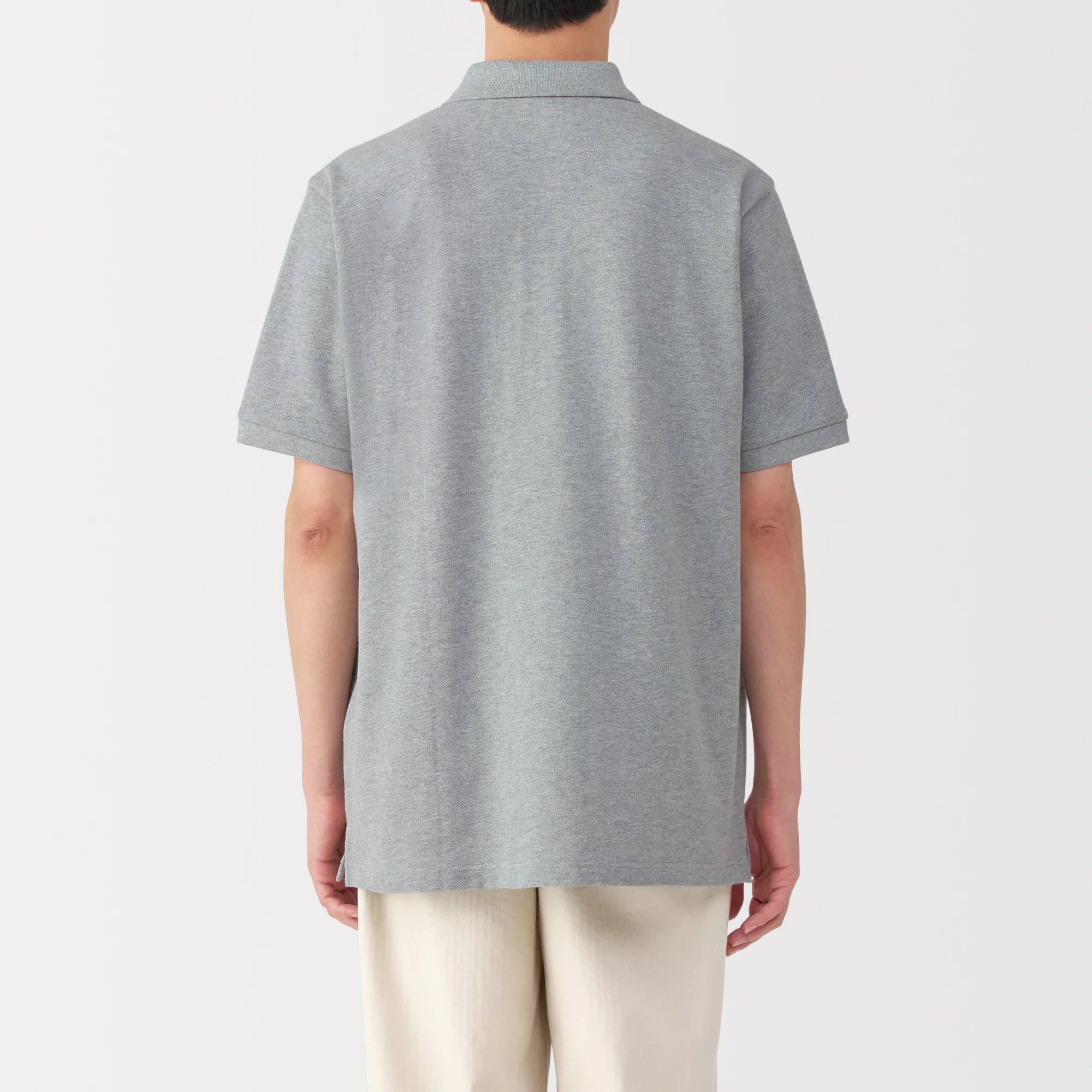 Men's Washed Pique Short Sleeve Polo Shirt - Image 6