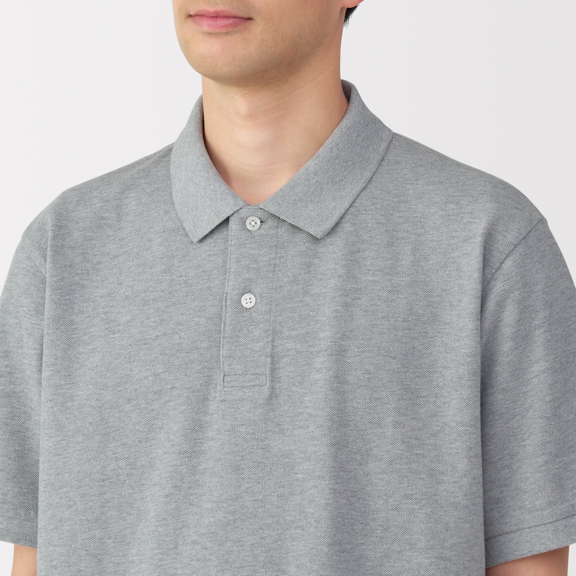 Men's Washed Pique Short Sleeve Polo Shirt - Image 7