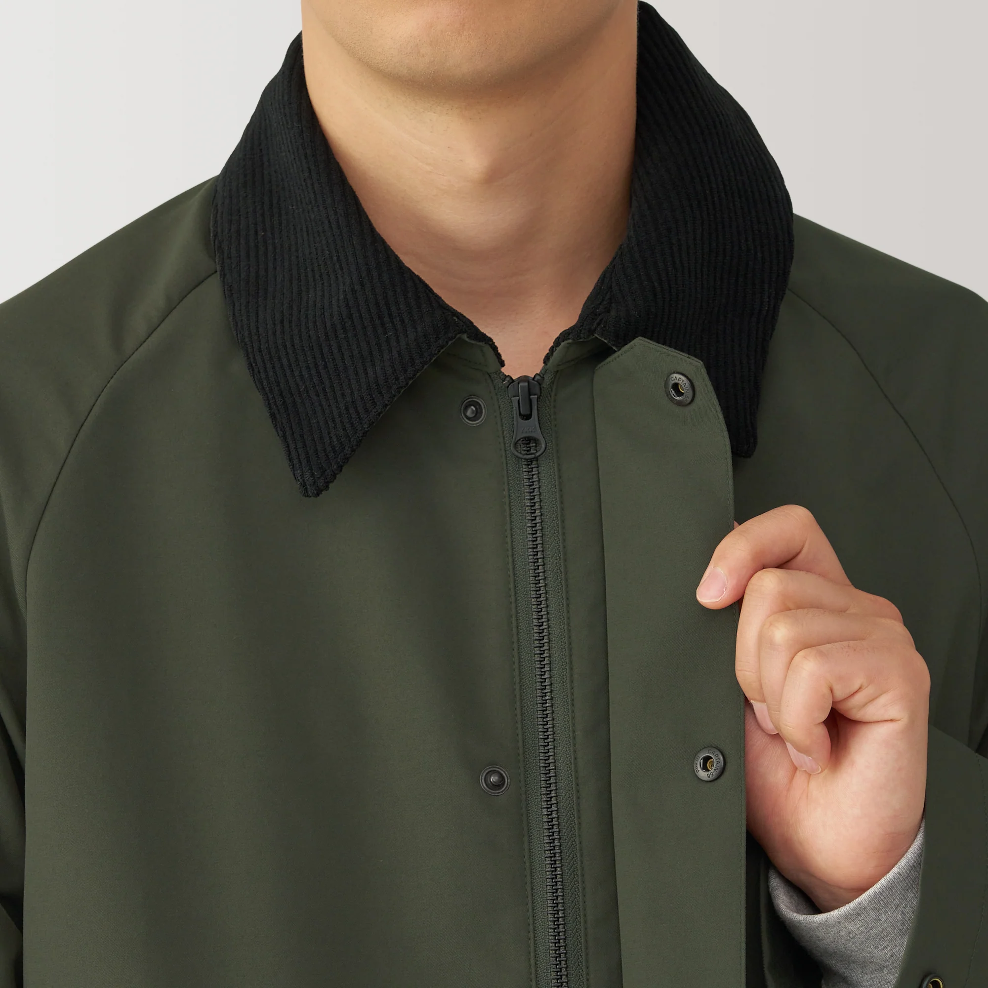 Men's Water Repellent Corduroy Collar Jacket - Image 10