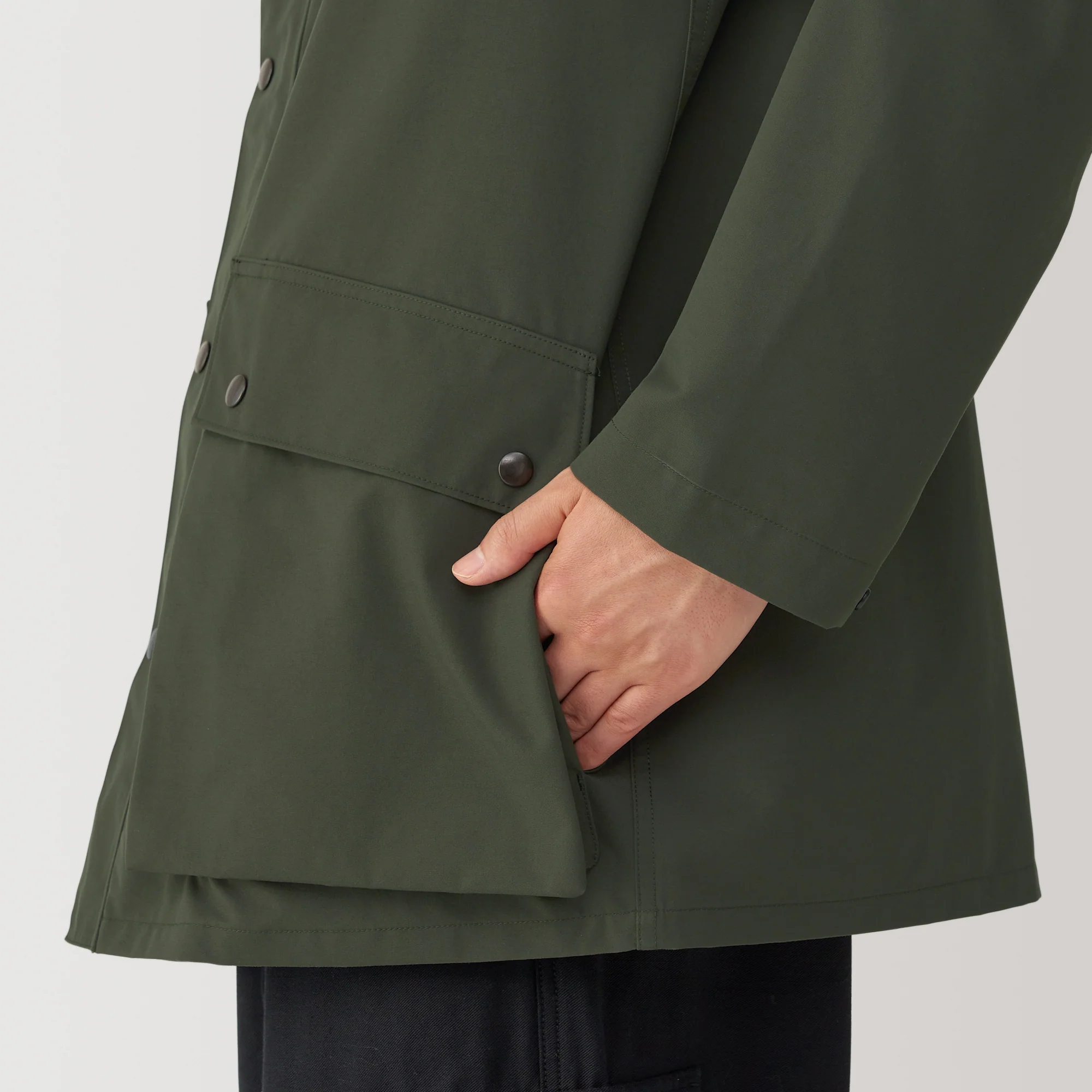 Men's Water Repellent Corduroy Collar Jacket - Image 11
