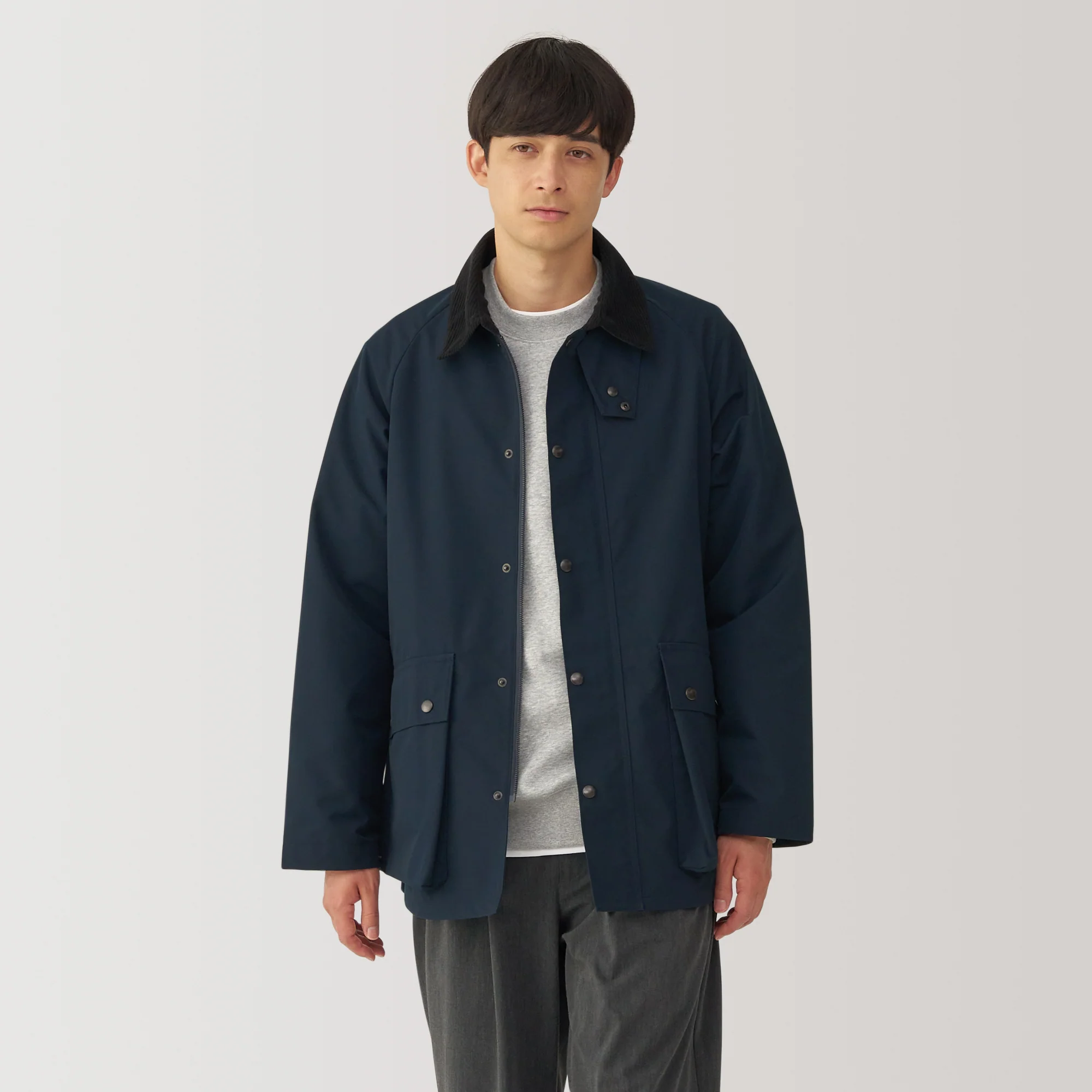 Men's Water Repellent Corduroy Collar Jacket - Image 16