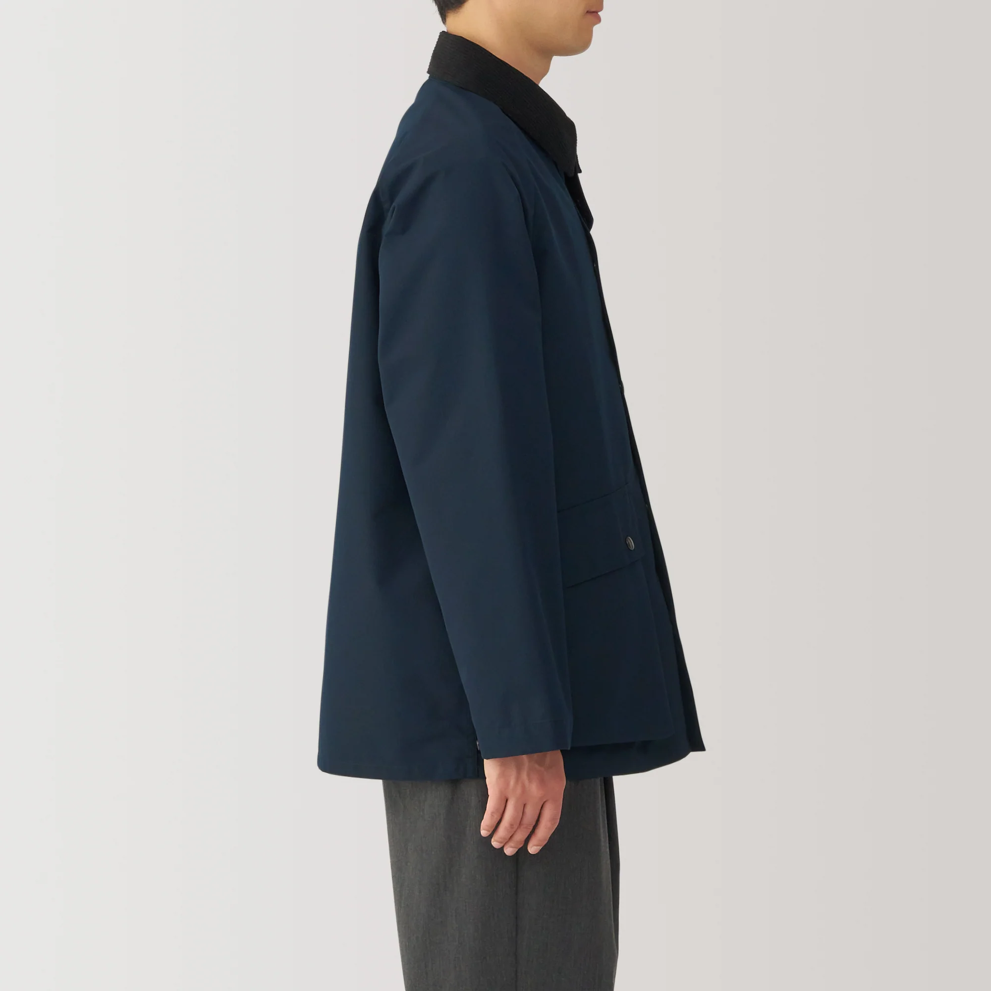 Men's Water Repellent Corduroy Collar Jacket - Image 18