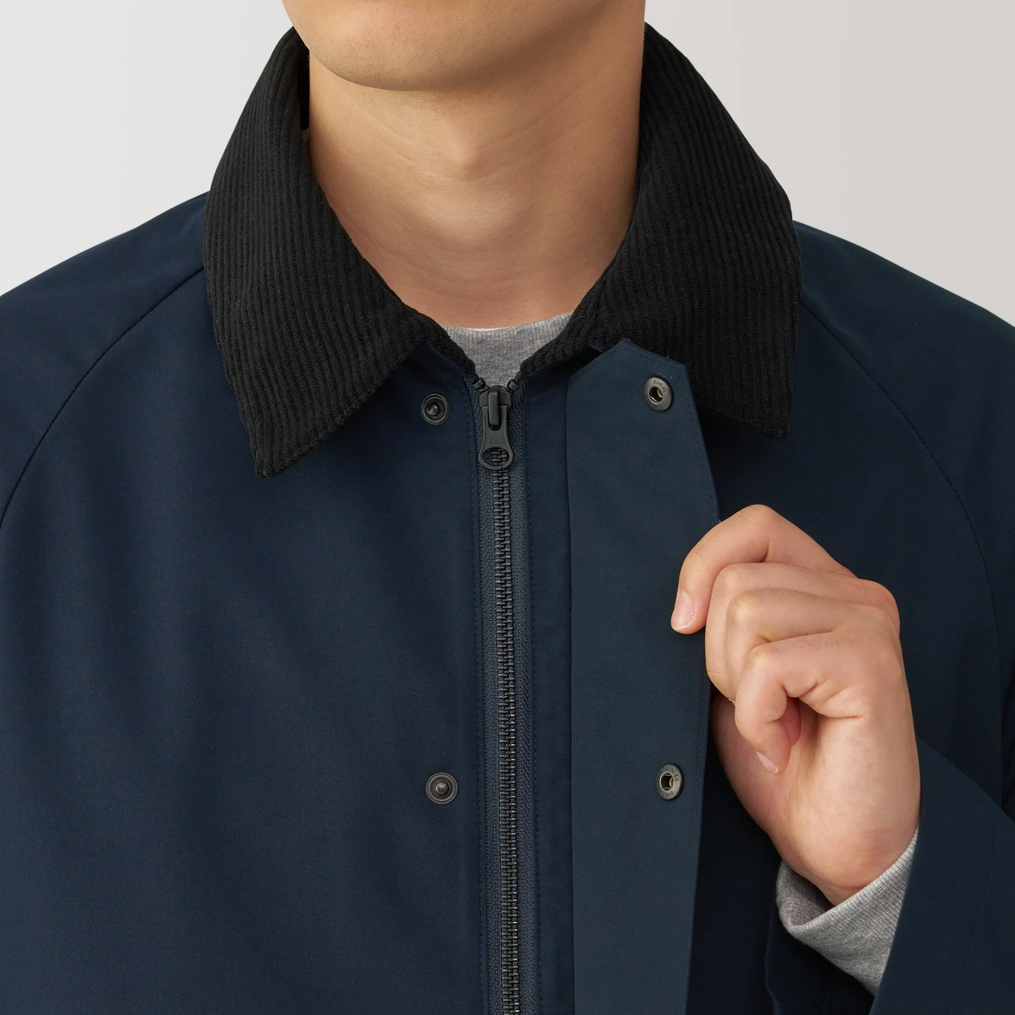 Men's Water Repellent Corduroy Collar Jacket - Image 23