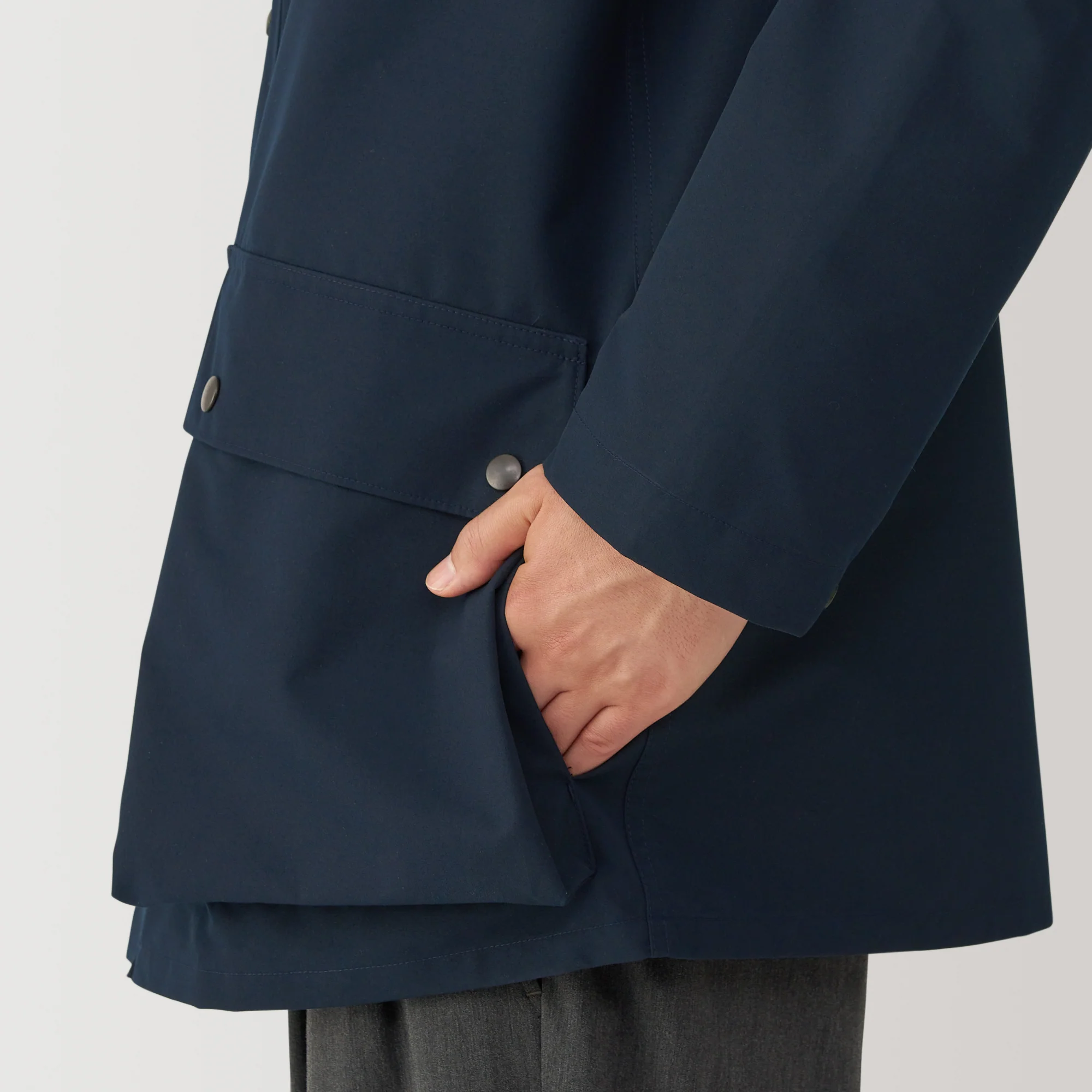 Men's Water Repellent Corduroy Collar Jacket - Image 24