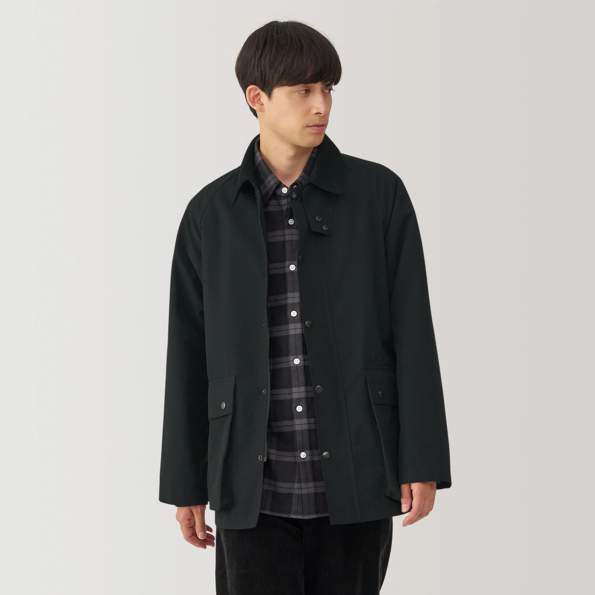 Men's Water Repellent Corduroy Collar Jacket - Image 29