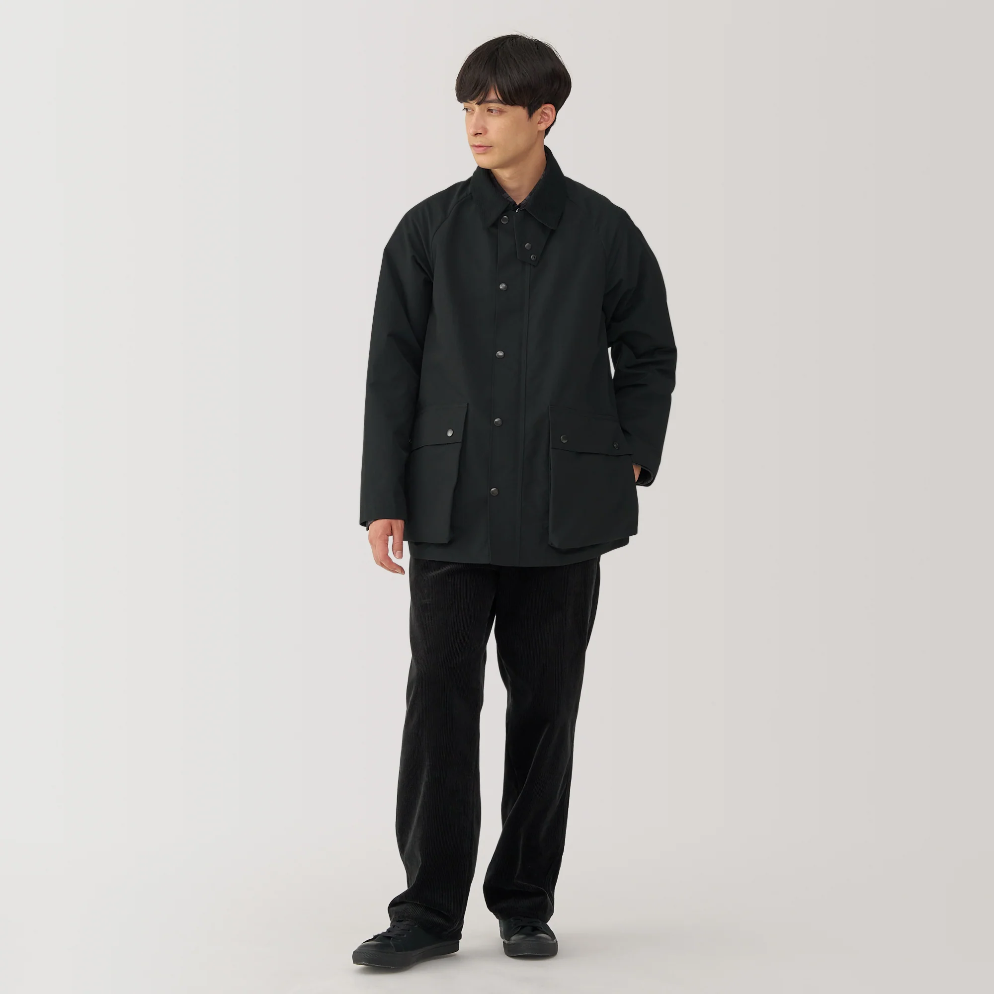 Men's Water Repellent Corduroy Collar Jacket - Image 30