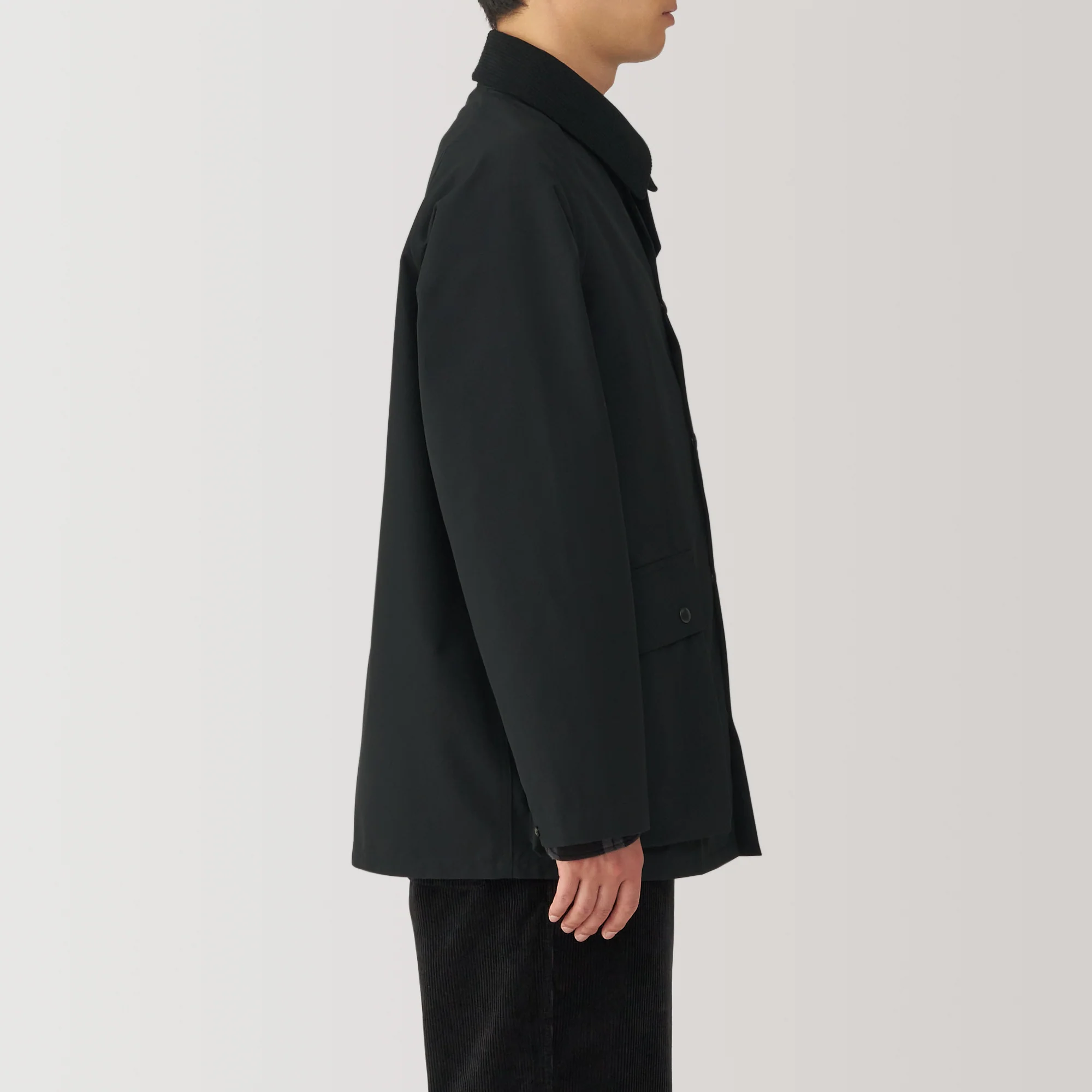 Men's Water Repellent Corduroy Collar Jacket - Image 31