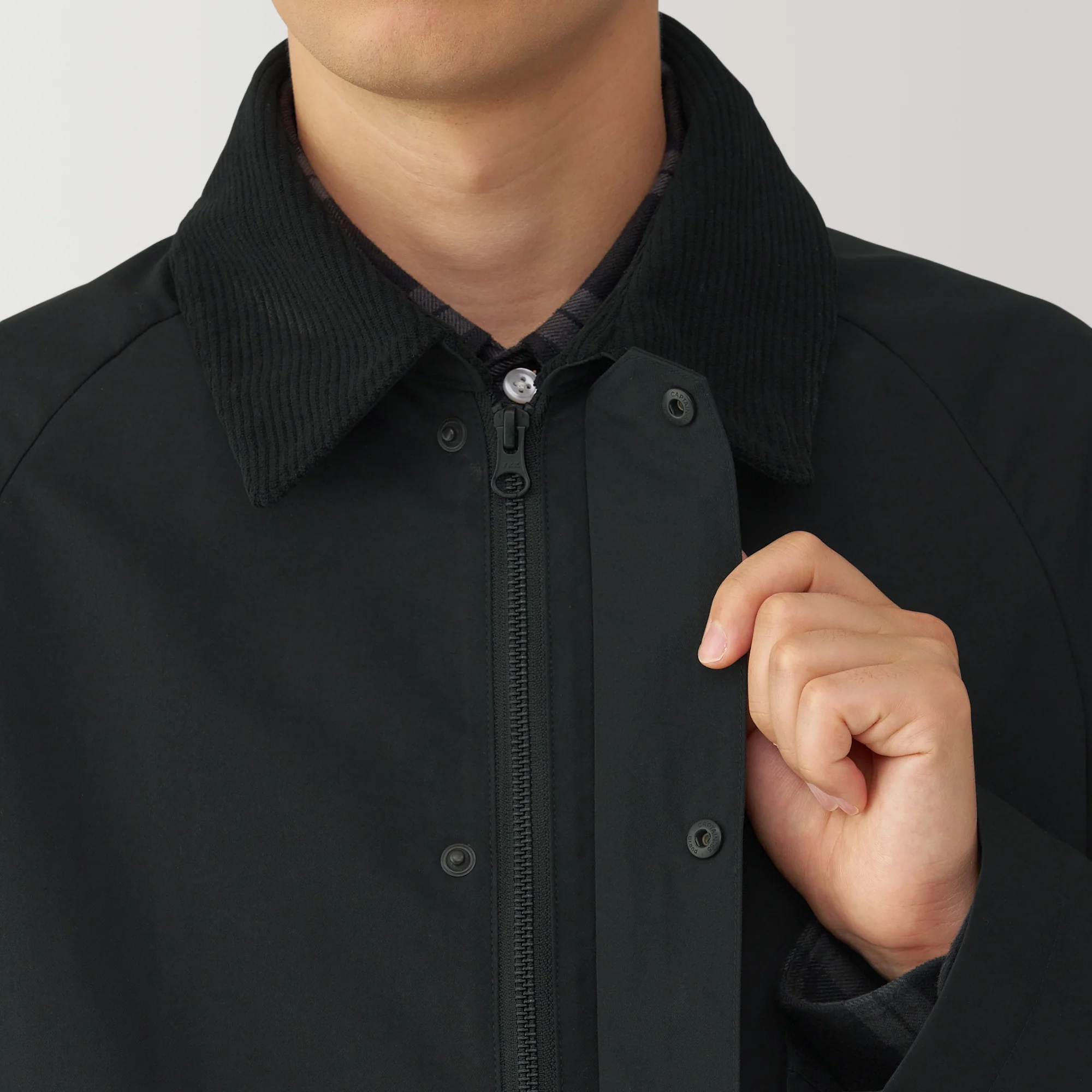 Men's Water Repellent Corduroy Collar Jacket - Image 36
