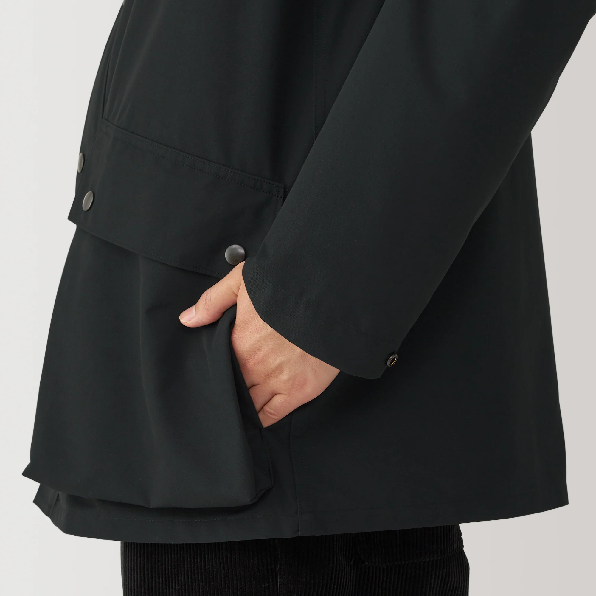 Men's Water Repellent Corduroy Collar Jacket - Image 37