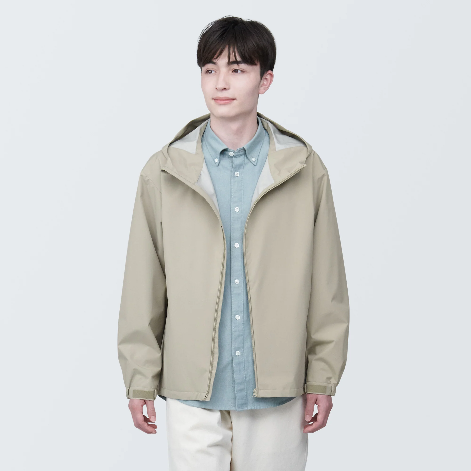 Men's Water Repellent Hooded Jacket - Image 3