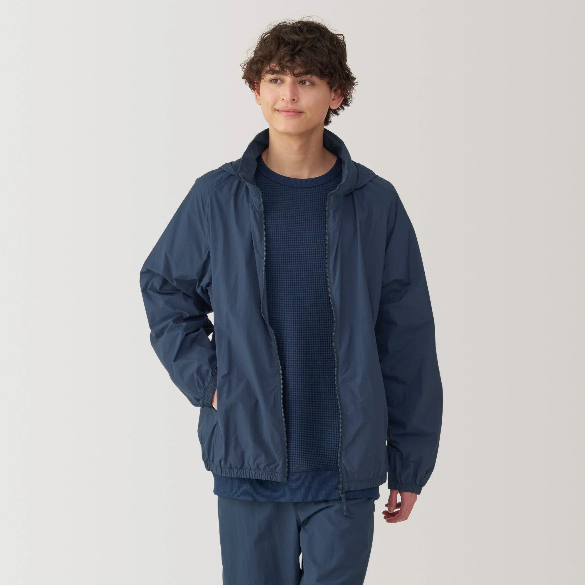Men's Water Repellent Nylon Packable Windbreaker - Image 48