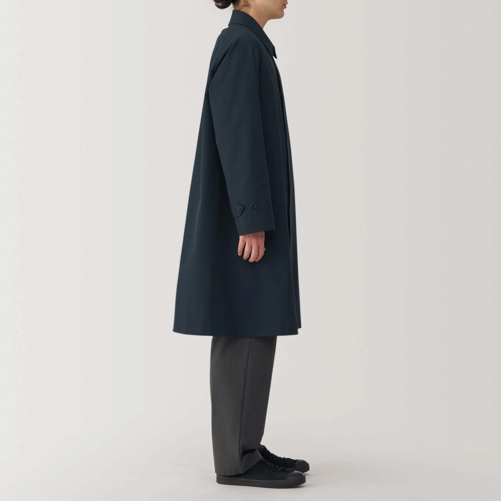 Men's Water Repellent Stand Fall Collar Coat - Image 31
