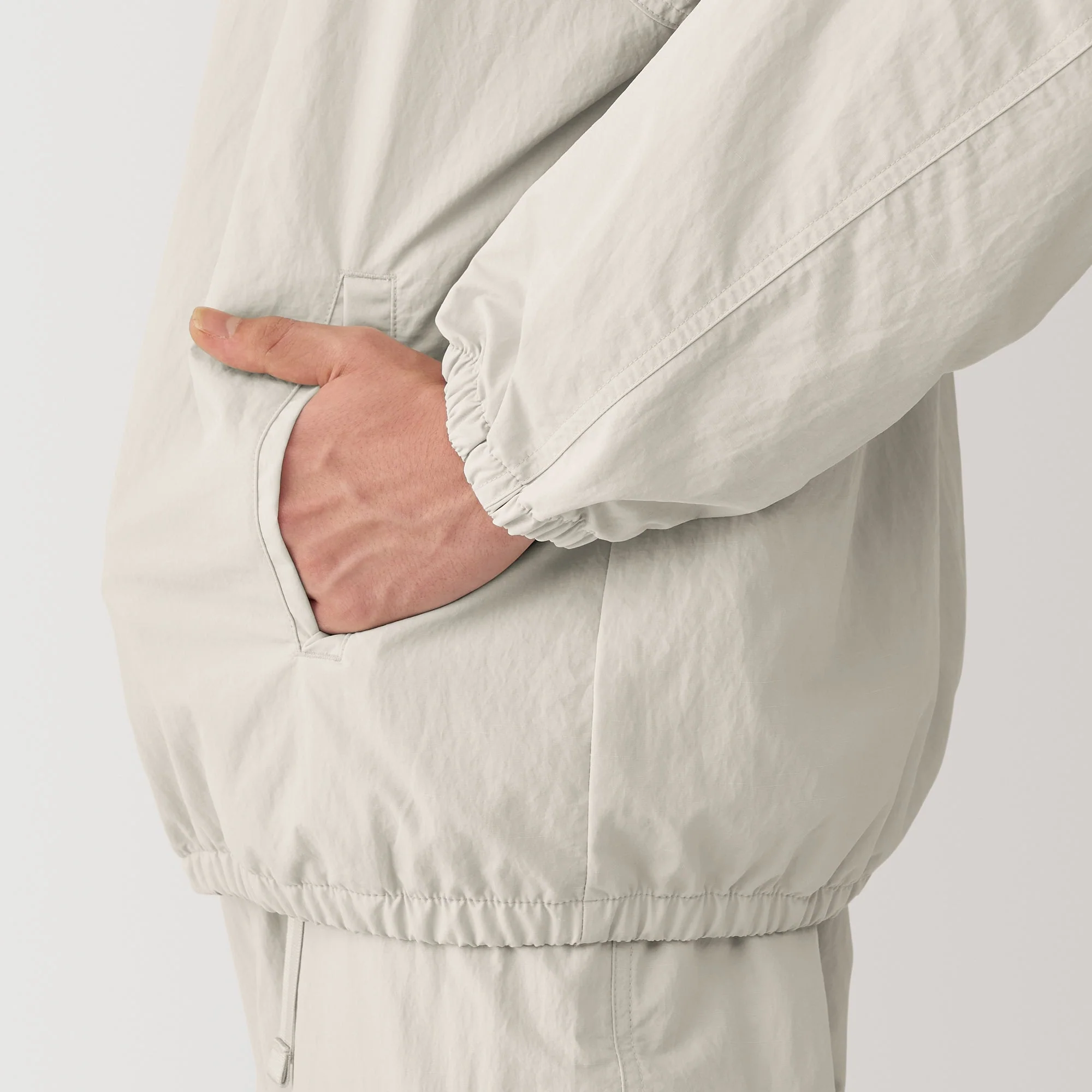 Men's Water Repellent Nylon Windbreaker - Image 13