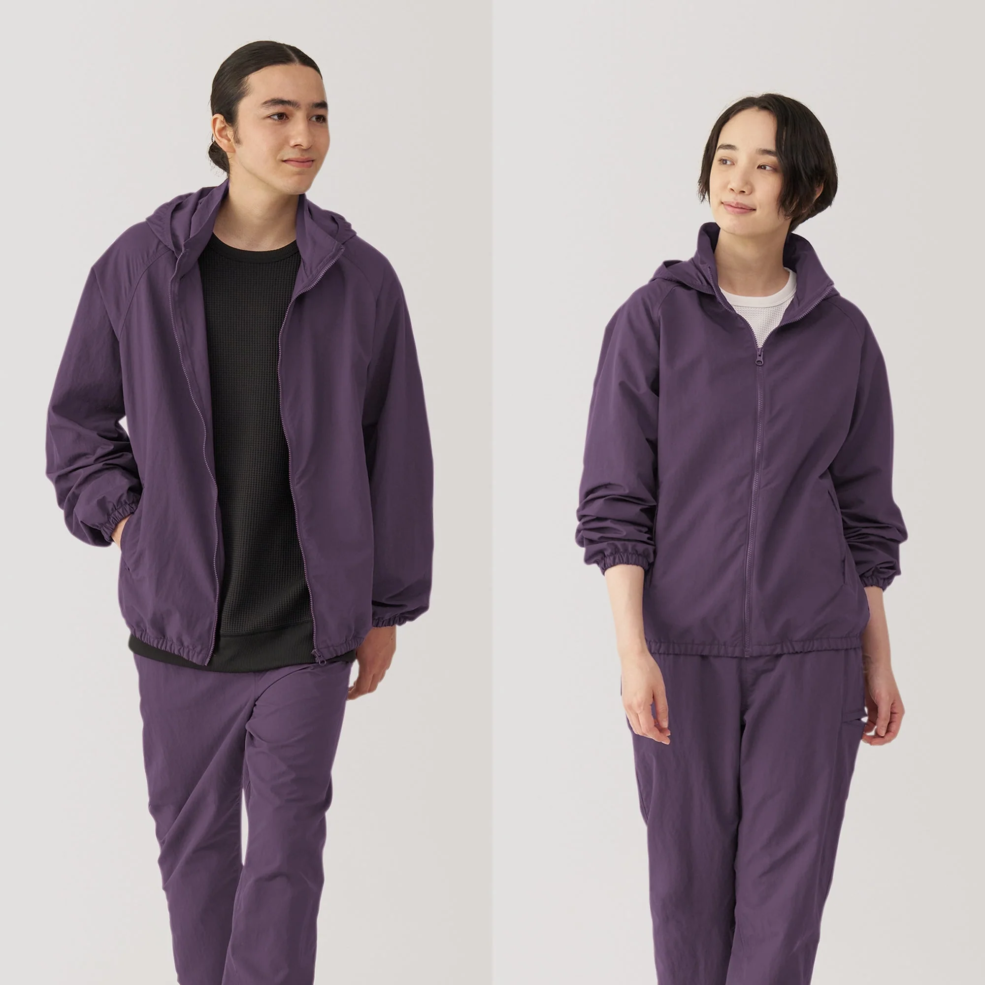 Men's Water Repellent Nylon Windbreaker - Image 19