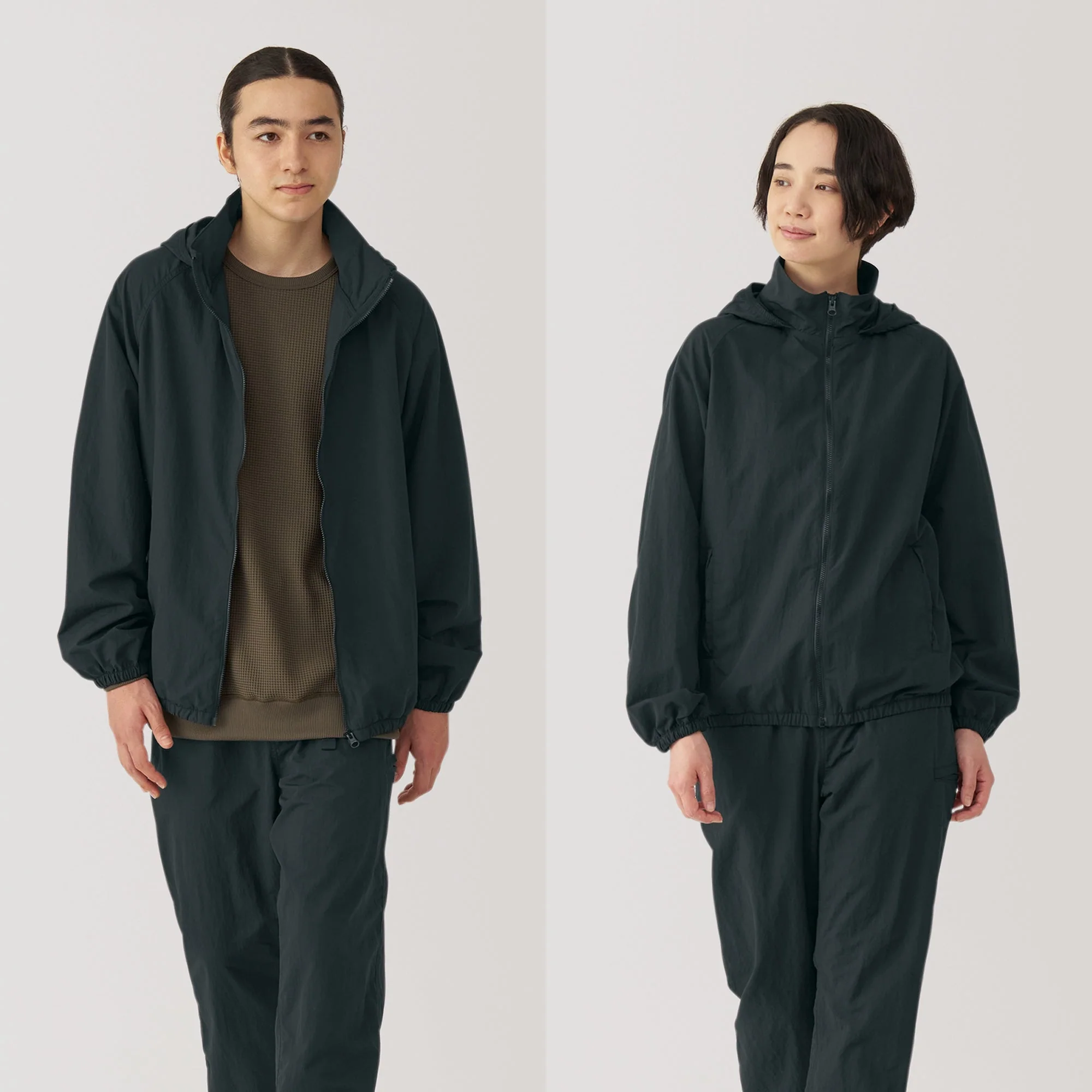 Men's Water Repellent Nylon Windbreaker - Image 34