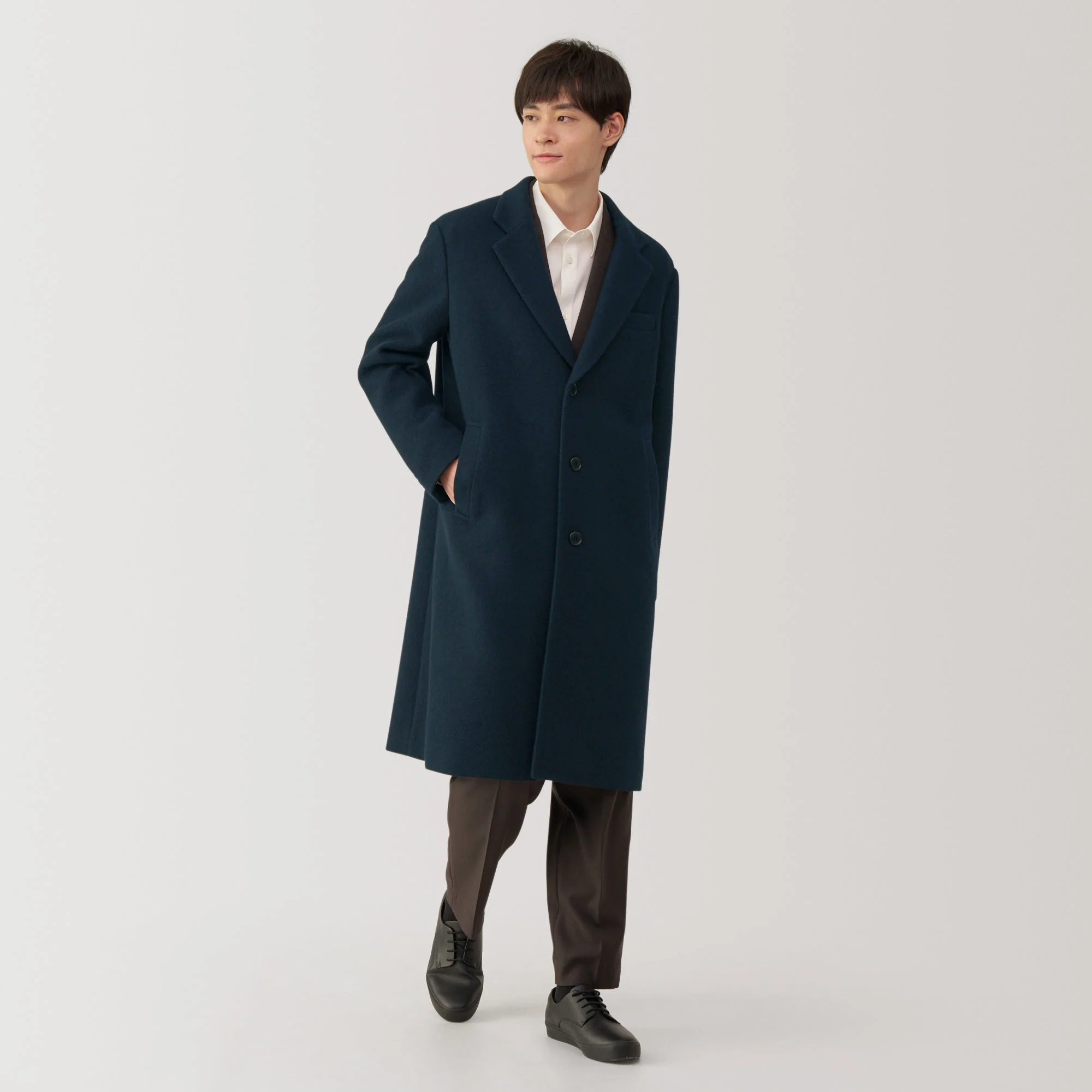 Men's Wool Blend Chester Coat