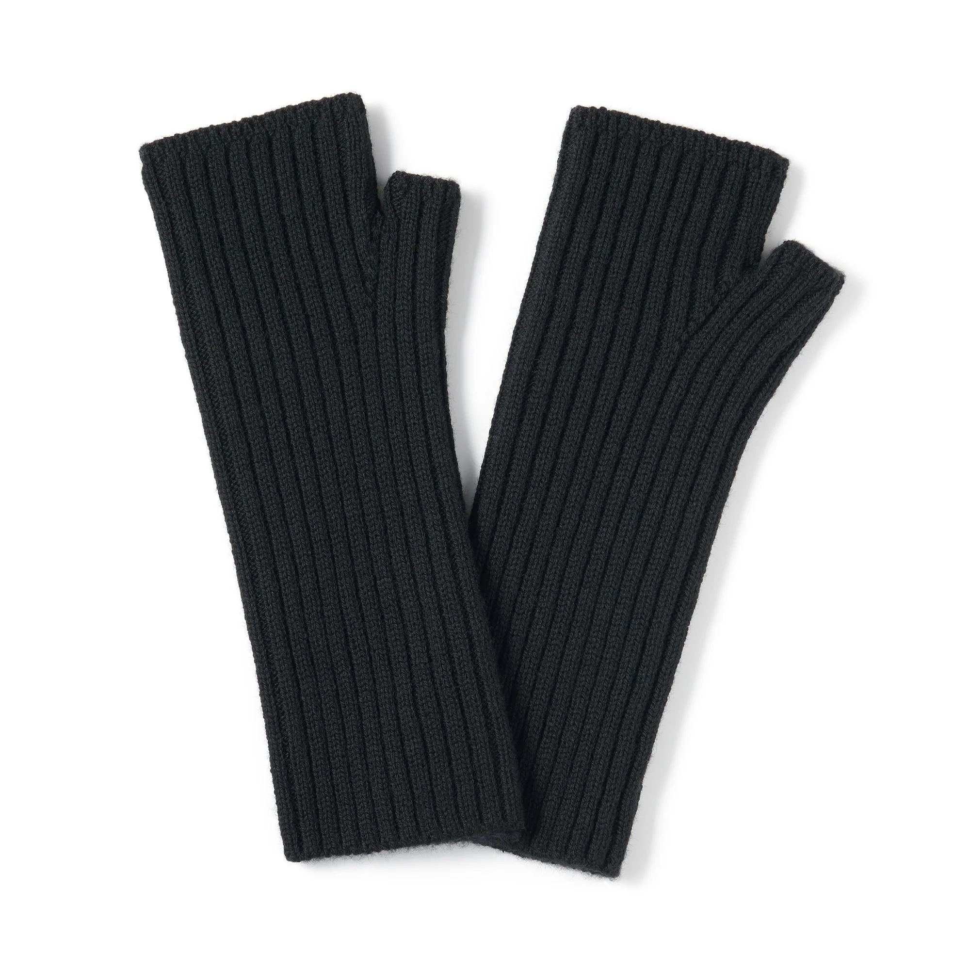 Merino Wool Ribbed Arm Warmers - Image 2