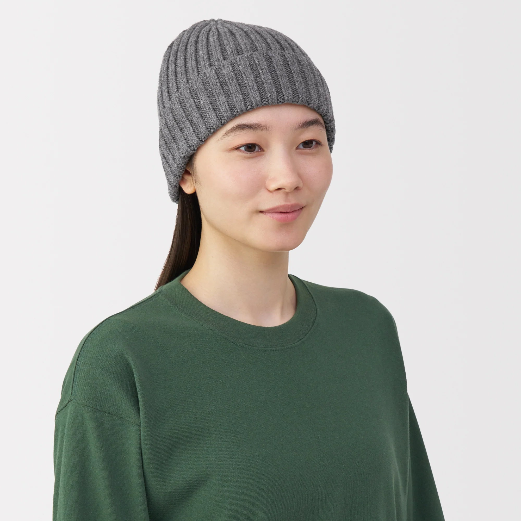 Merino Wool Ribbed Beanie - Image 28