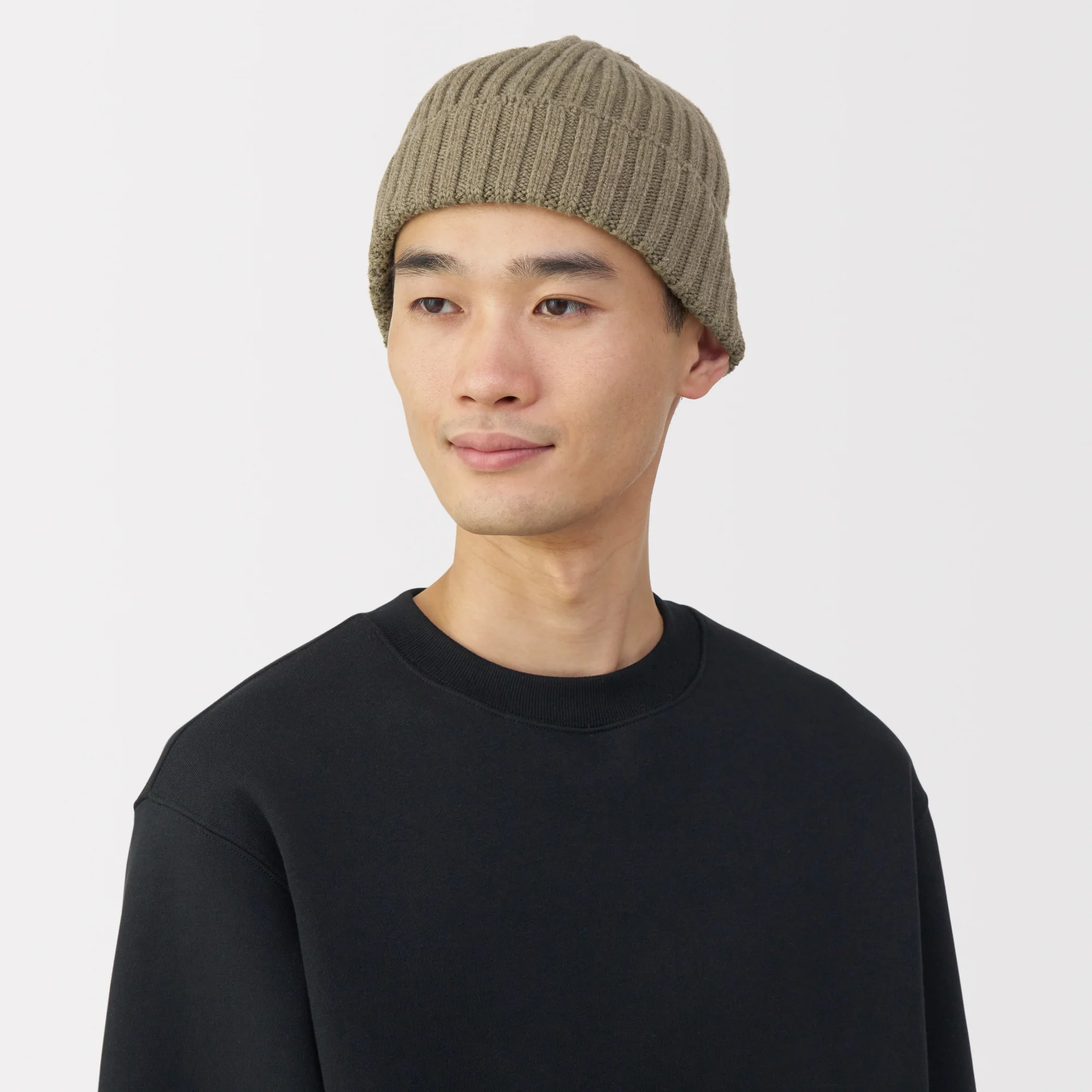 Merino Wool Ribbed Beanie - Image 39