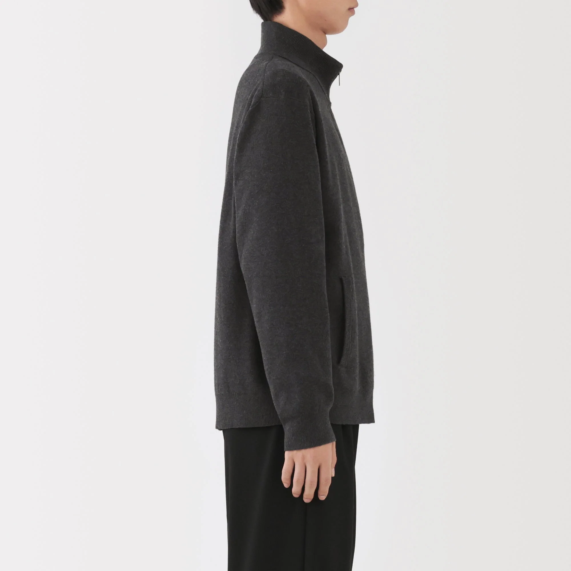 Milano Rib Full-Zip Cardigan - Image 5