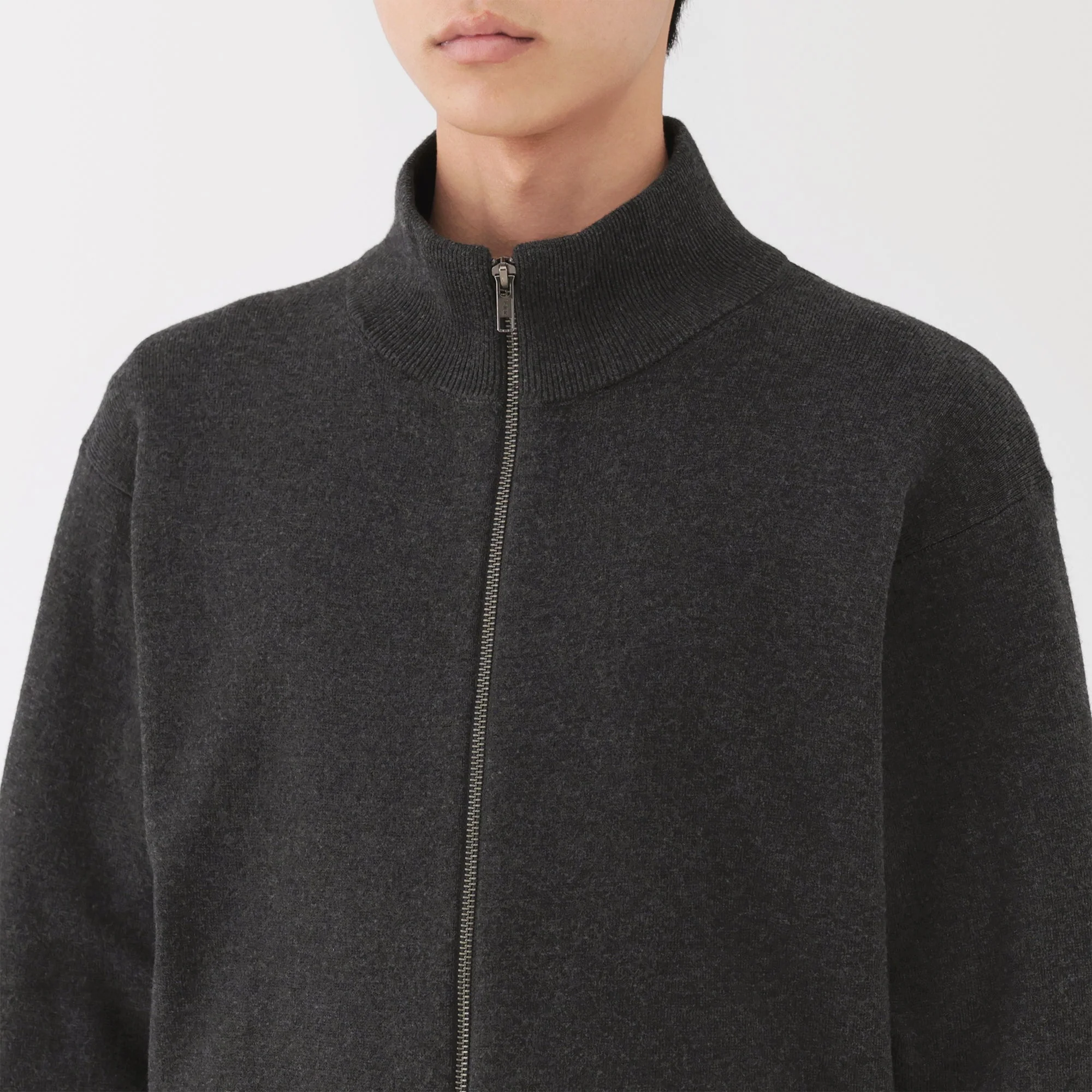 Milano Rib Full-Zip Cardigan - Image 7
