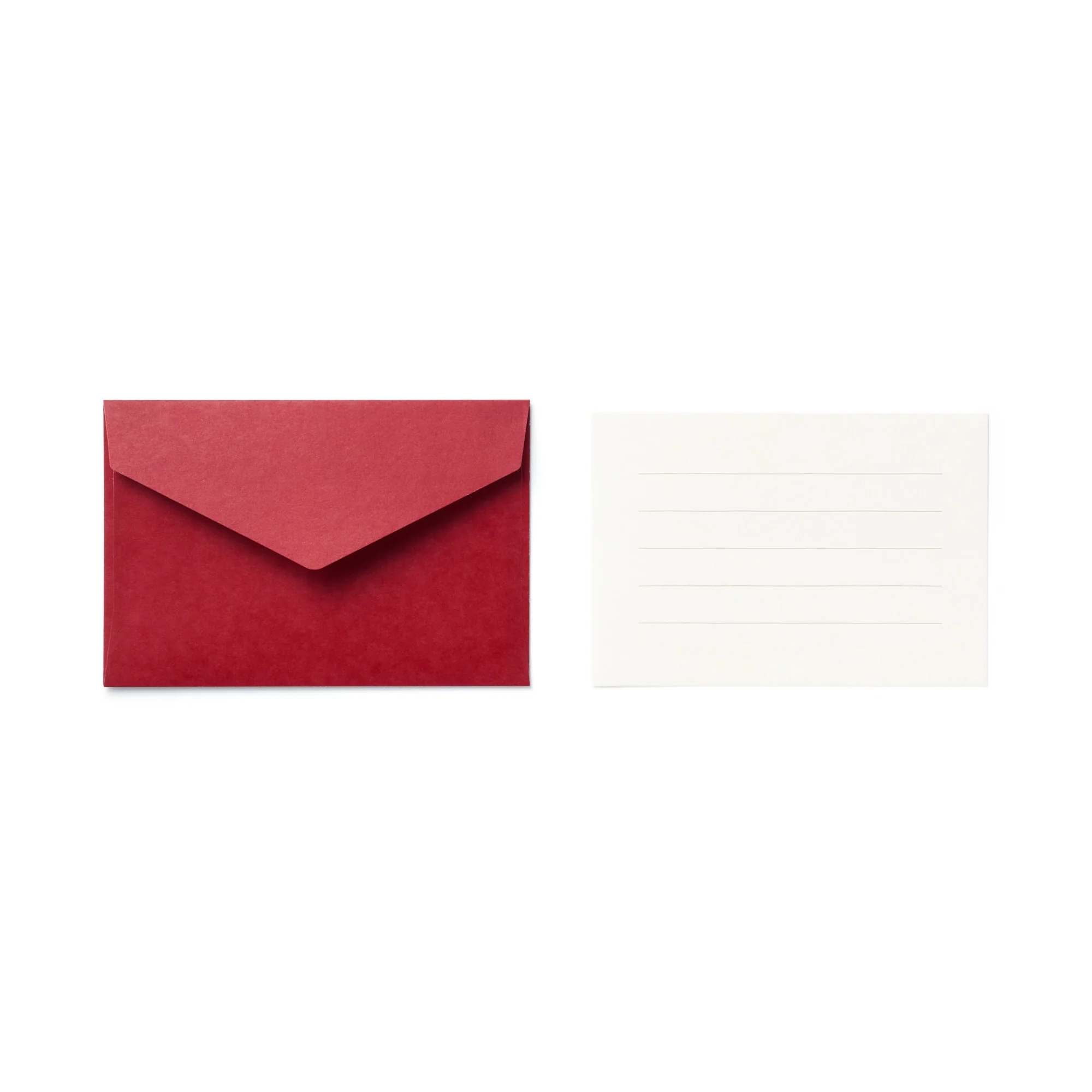Mini Letter Writing Set - Burgundy