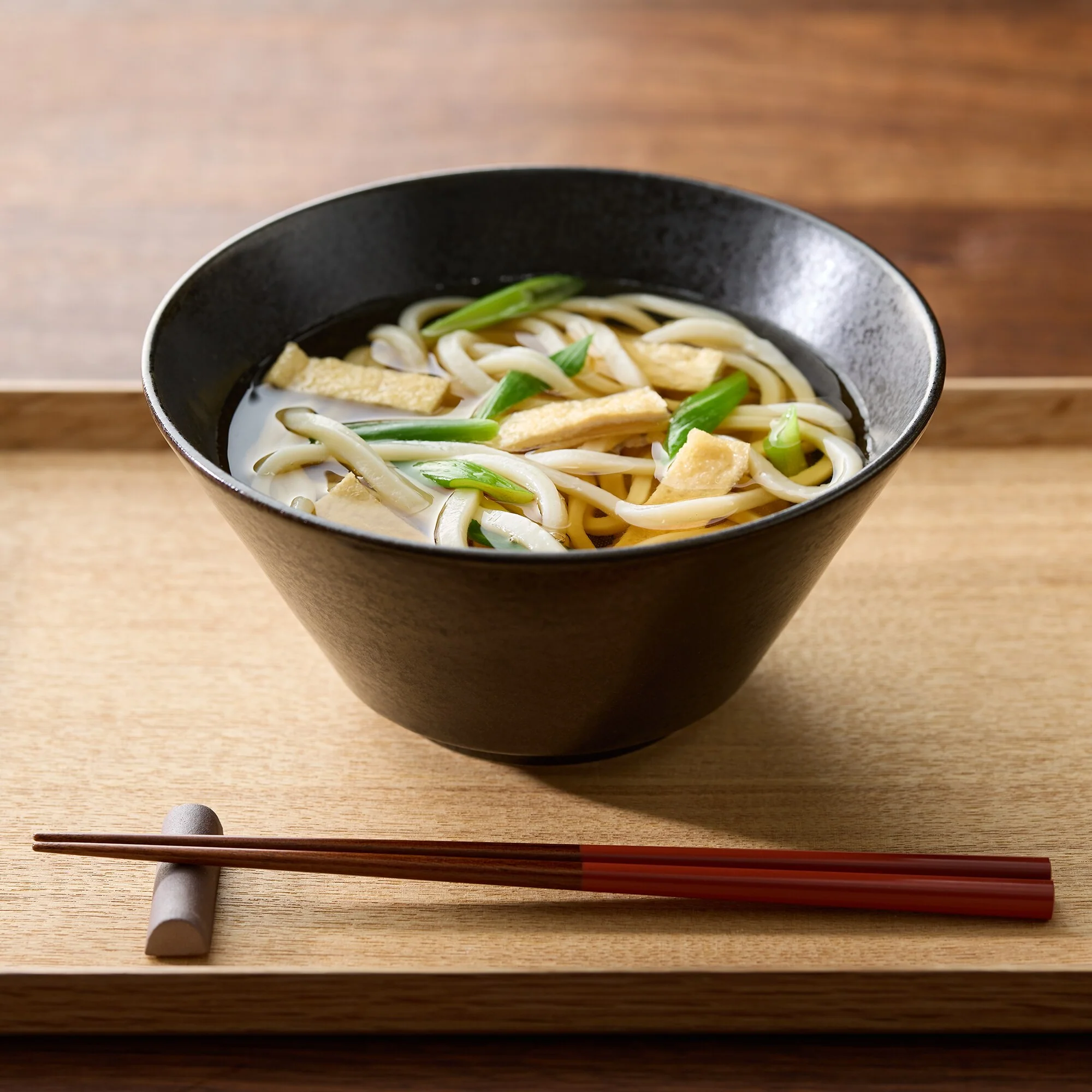 Mino Ware Noodle Bowl - Black - Image 7