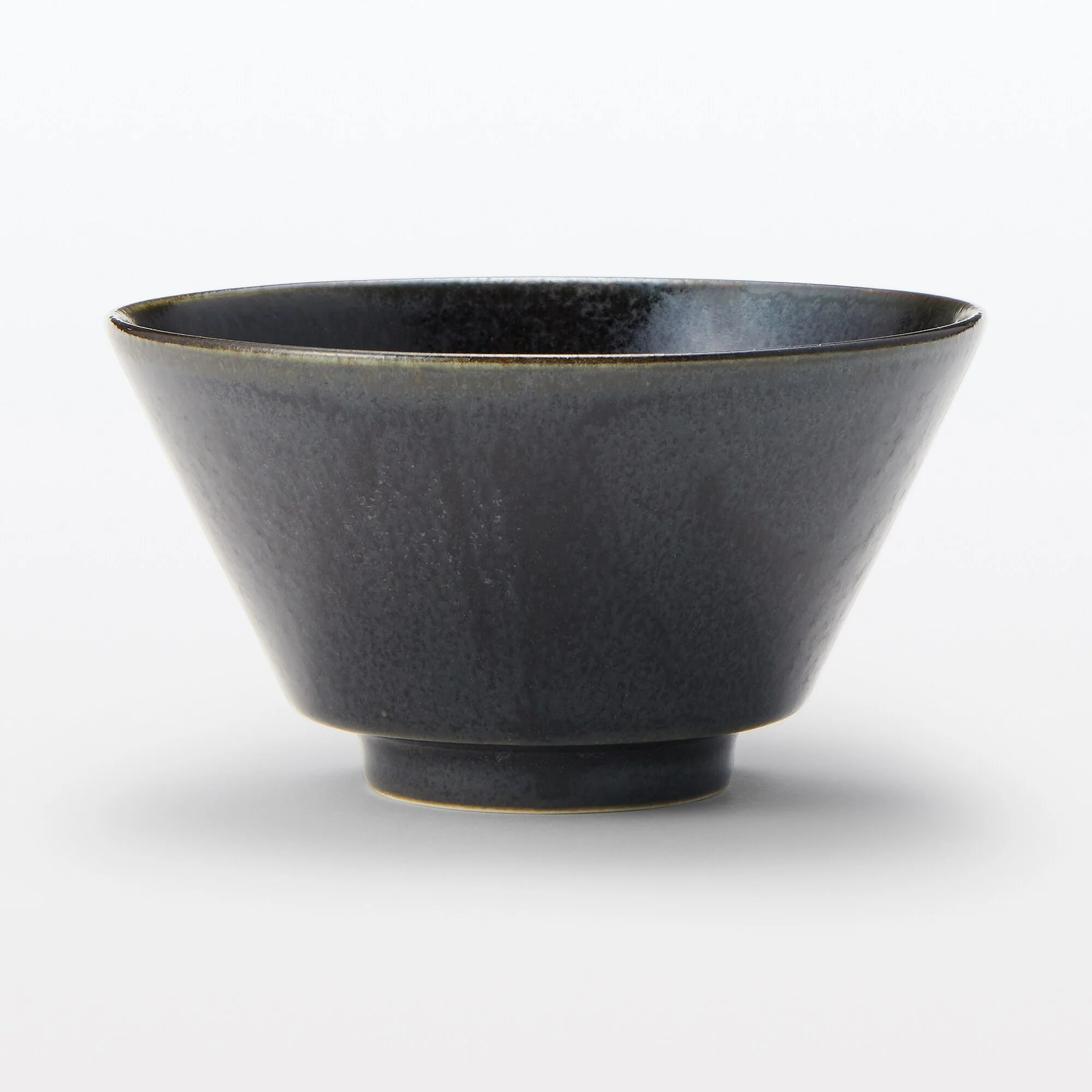 Mino Ware Rice Bowl - Black - Image 2