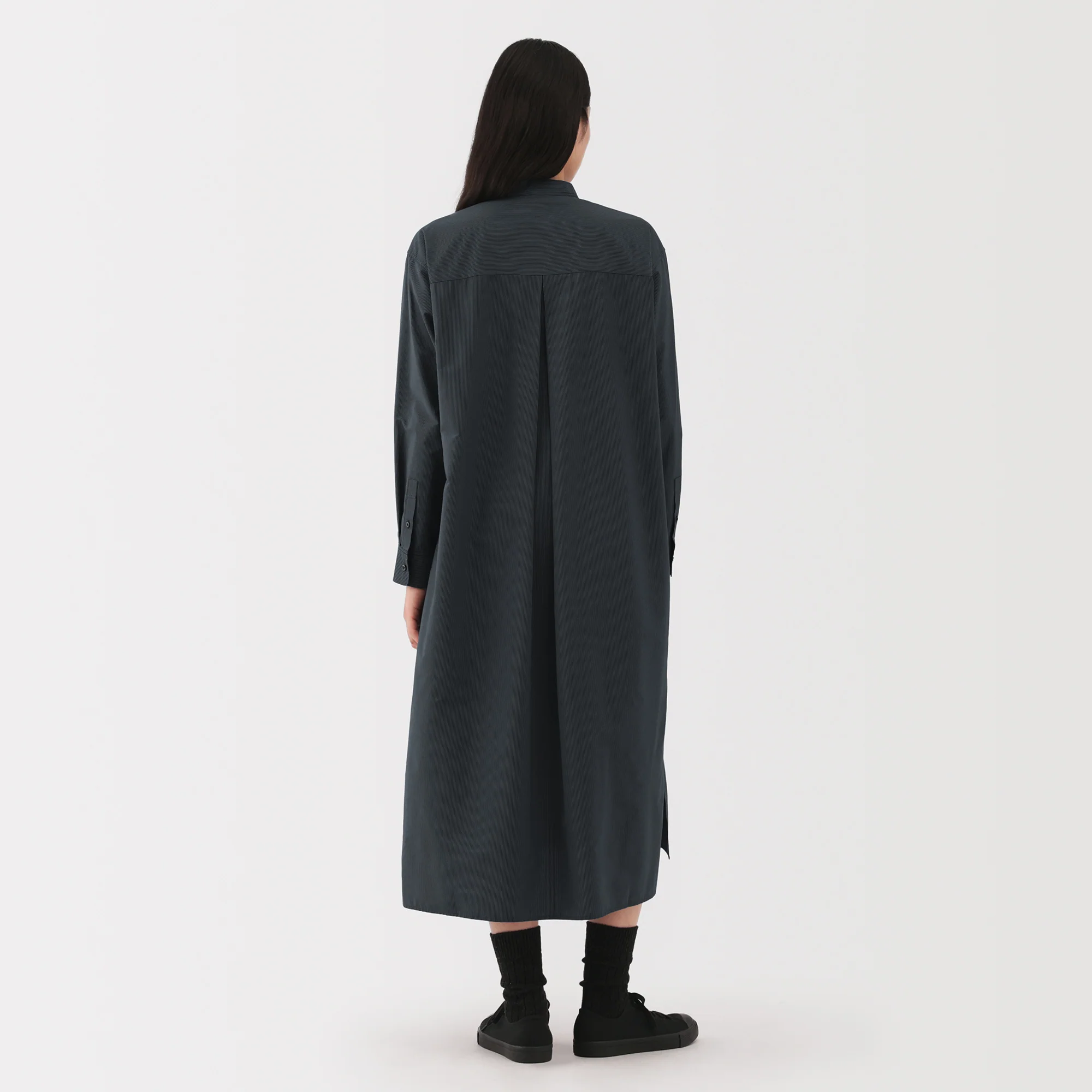 Labo Modal Blend Relaxed Shirt Dress - Image 6