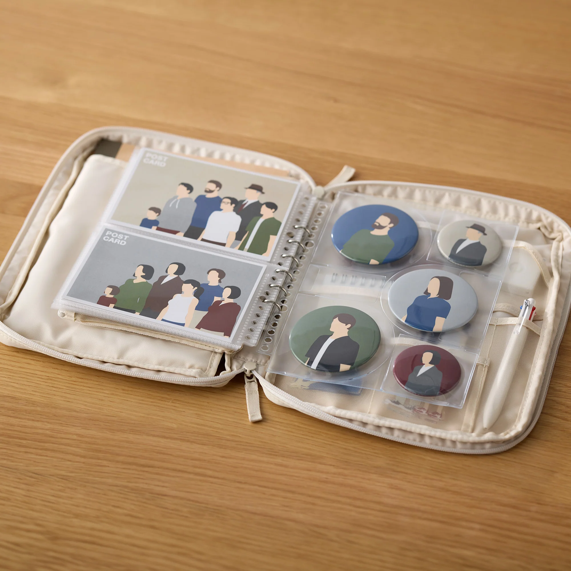 Multi-size 6-Pocket Refill for A5 Wide Organizer - Image 2