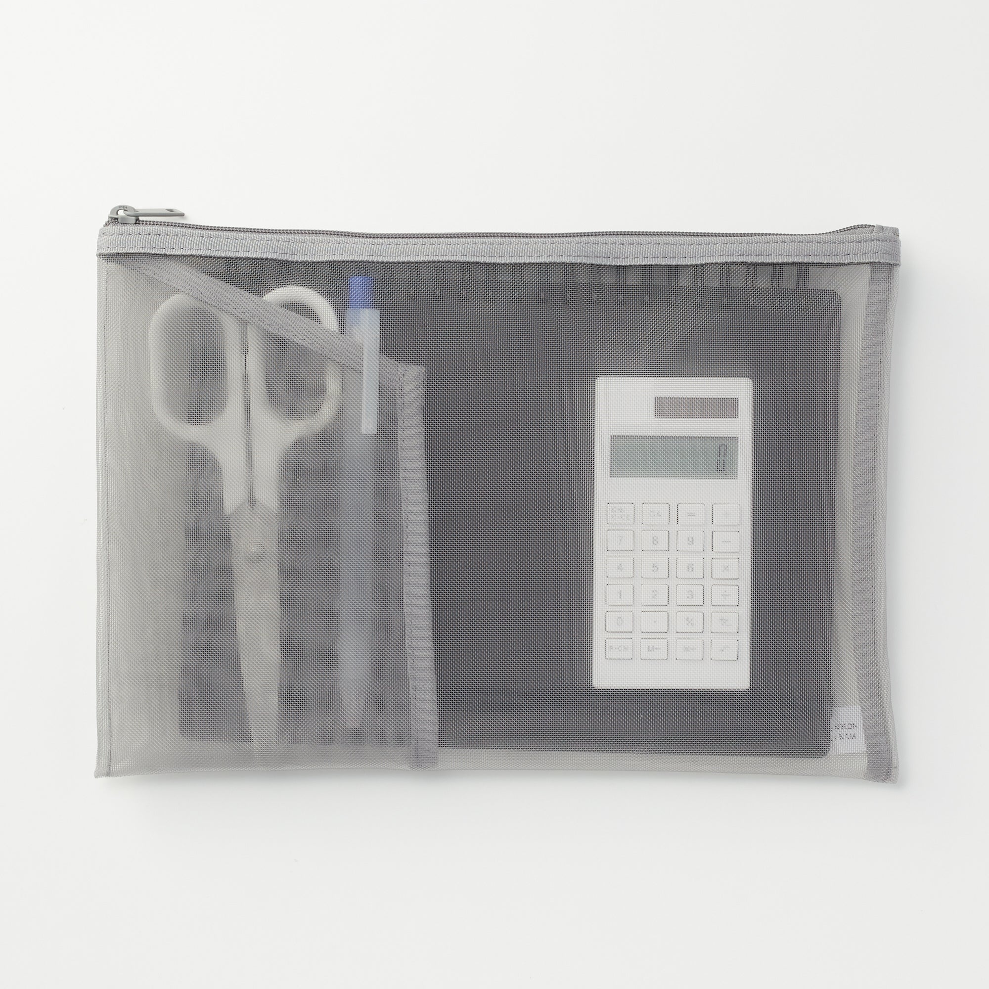 Nylon Mesh Pouch with Pocket A5 - Image 2